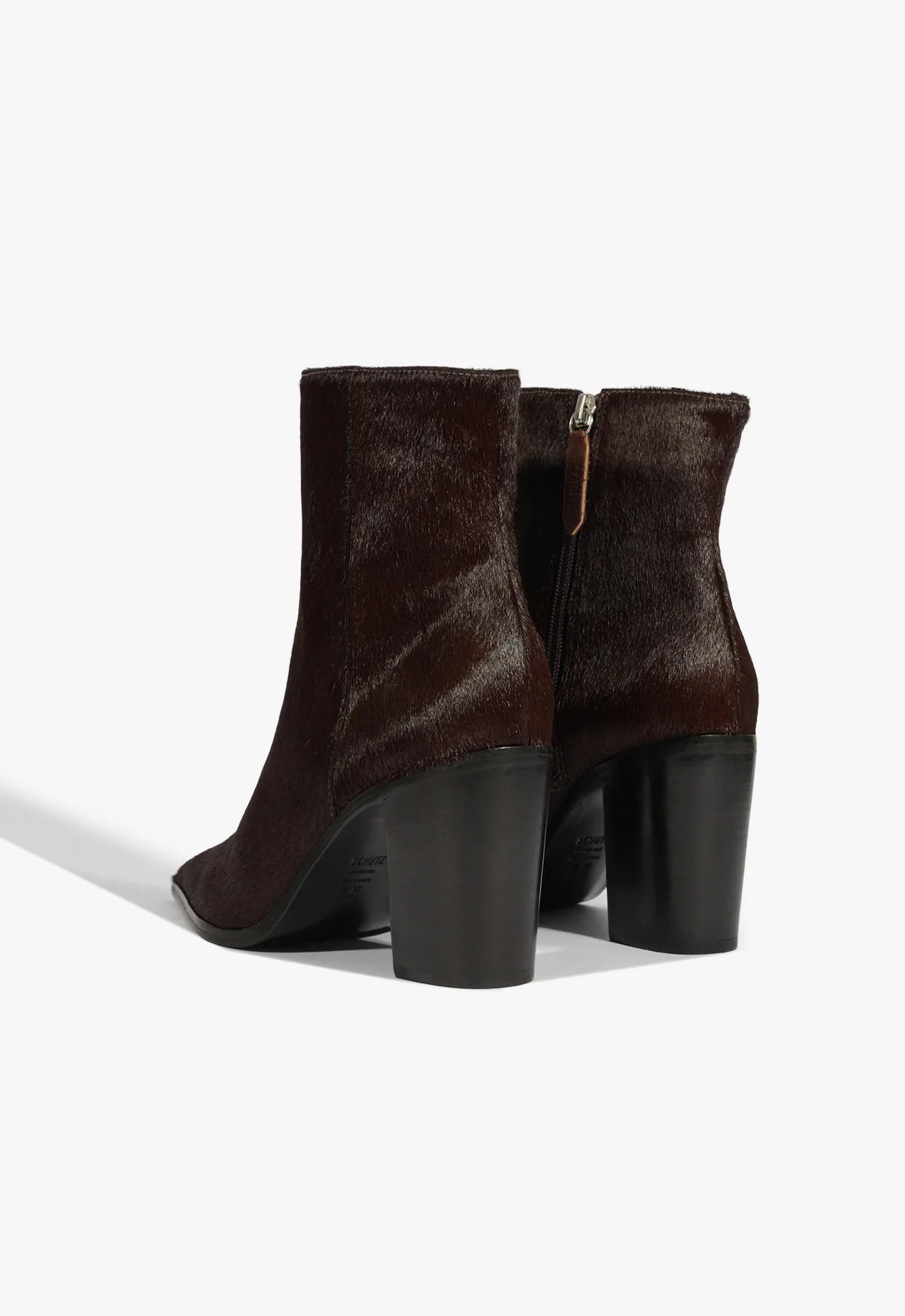 Mikki Block Calf Hair Bootie
