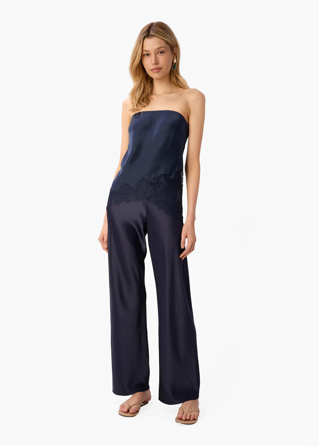 Odessa Strapless Camisole Dark Wash