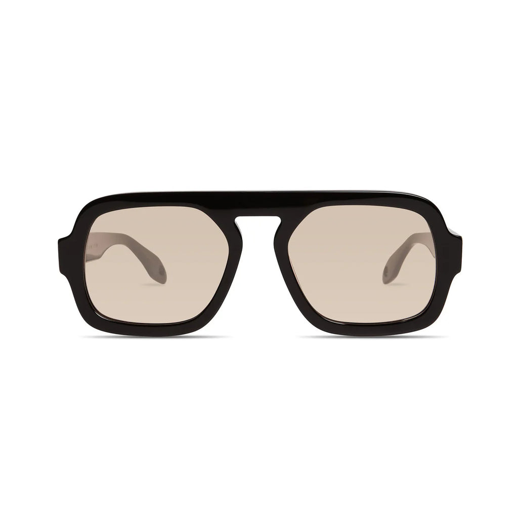 The Jane Sunglass in Gloss Black
