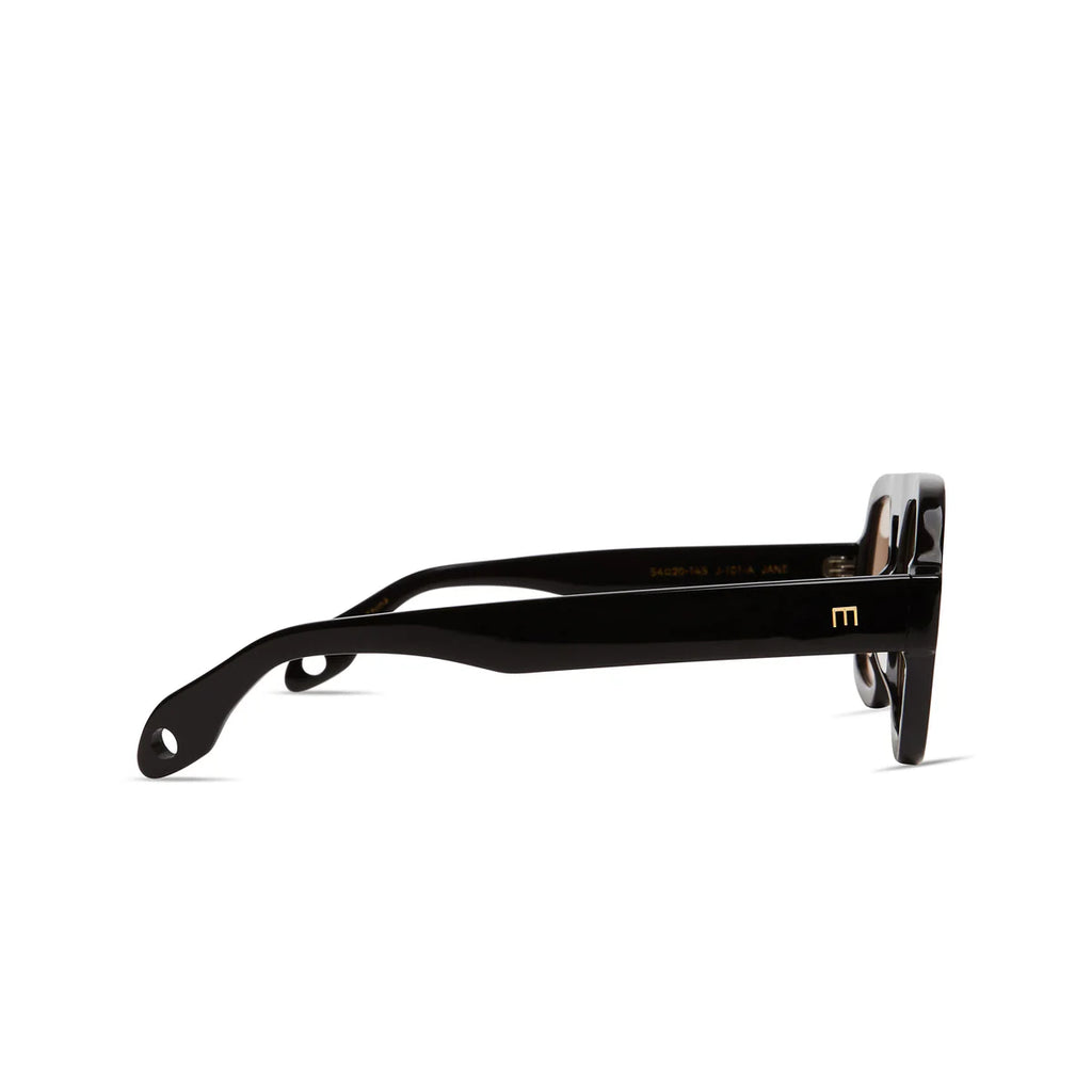The Jane Sunglass in Gloss Black