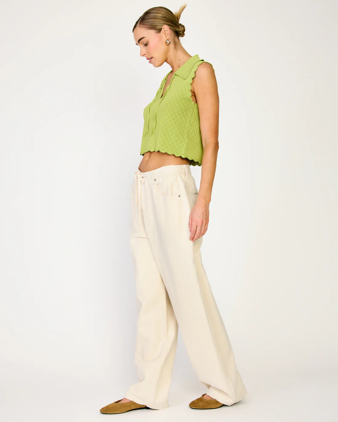 Shelma Pointelle Sweater