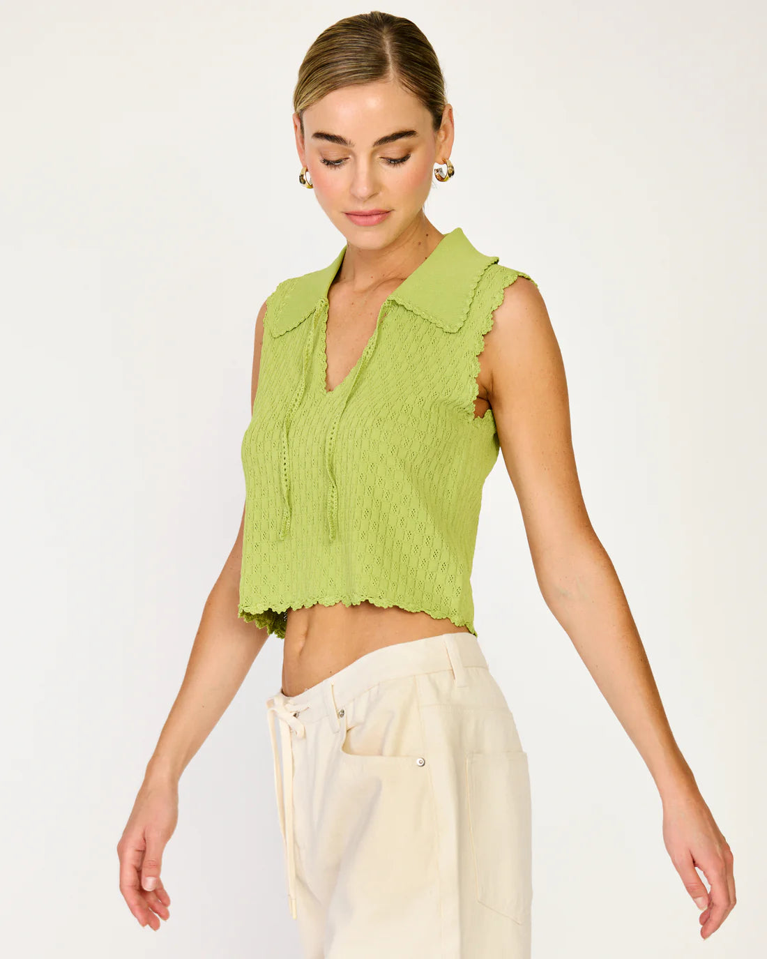 Shelma Pointelle Sweater