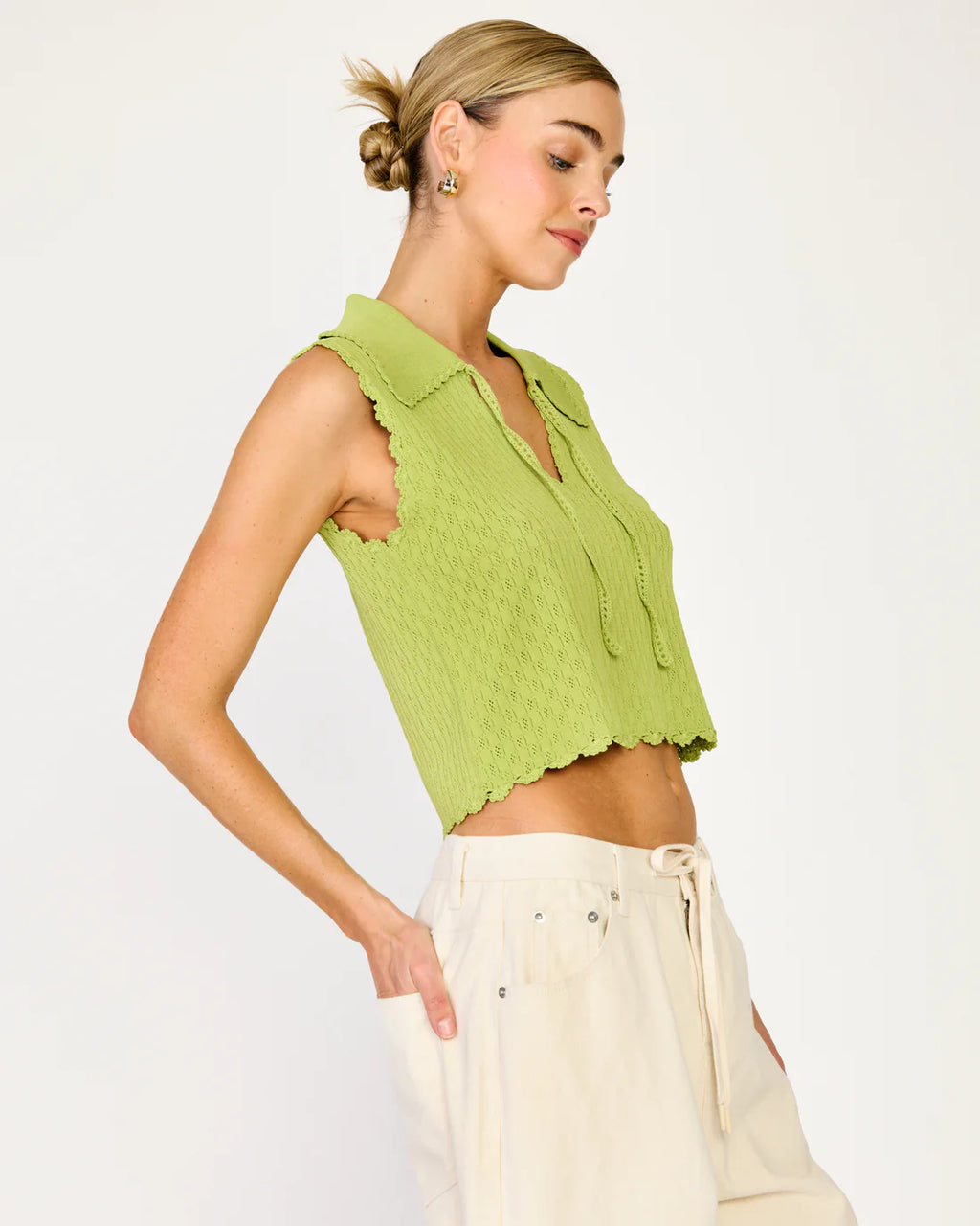 Shelma Pointelle Sweater