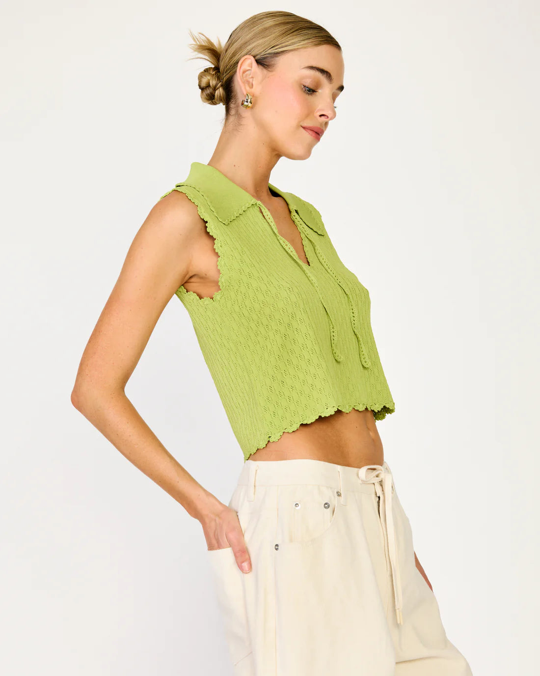 Shelma Pointelle Sweater