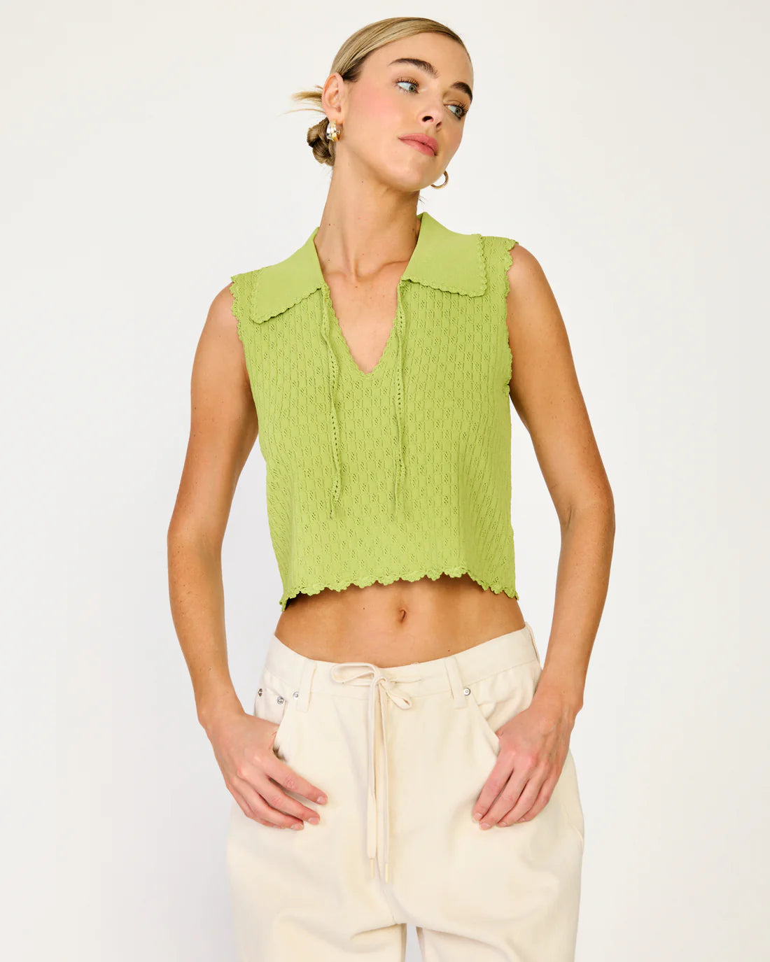 Shelma Pointelle Sweater