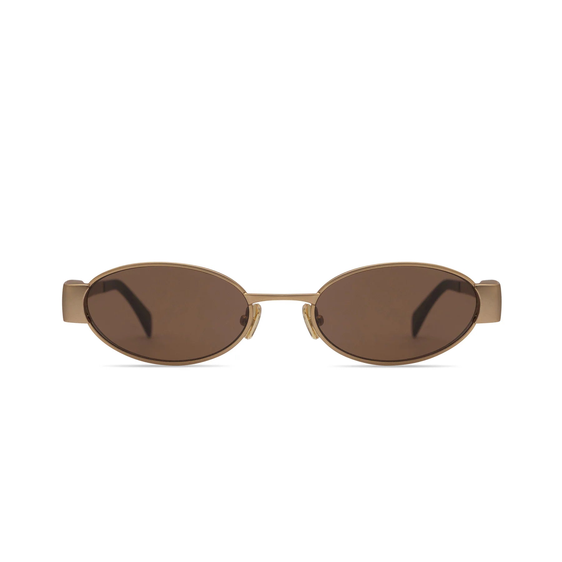 Phoebe Sunglasses in Matte Gold