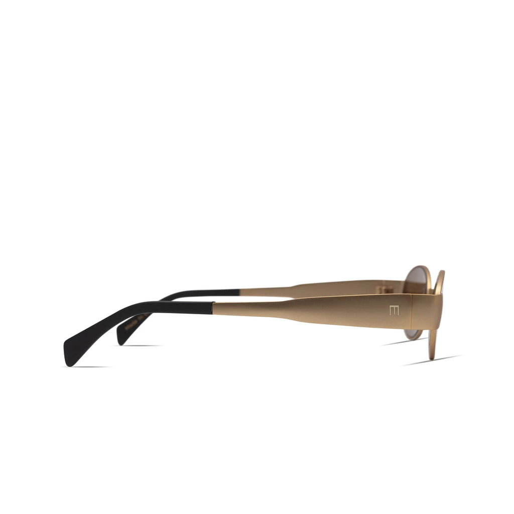 Phoebe Sunglasses in Matte Gold