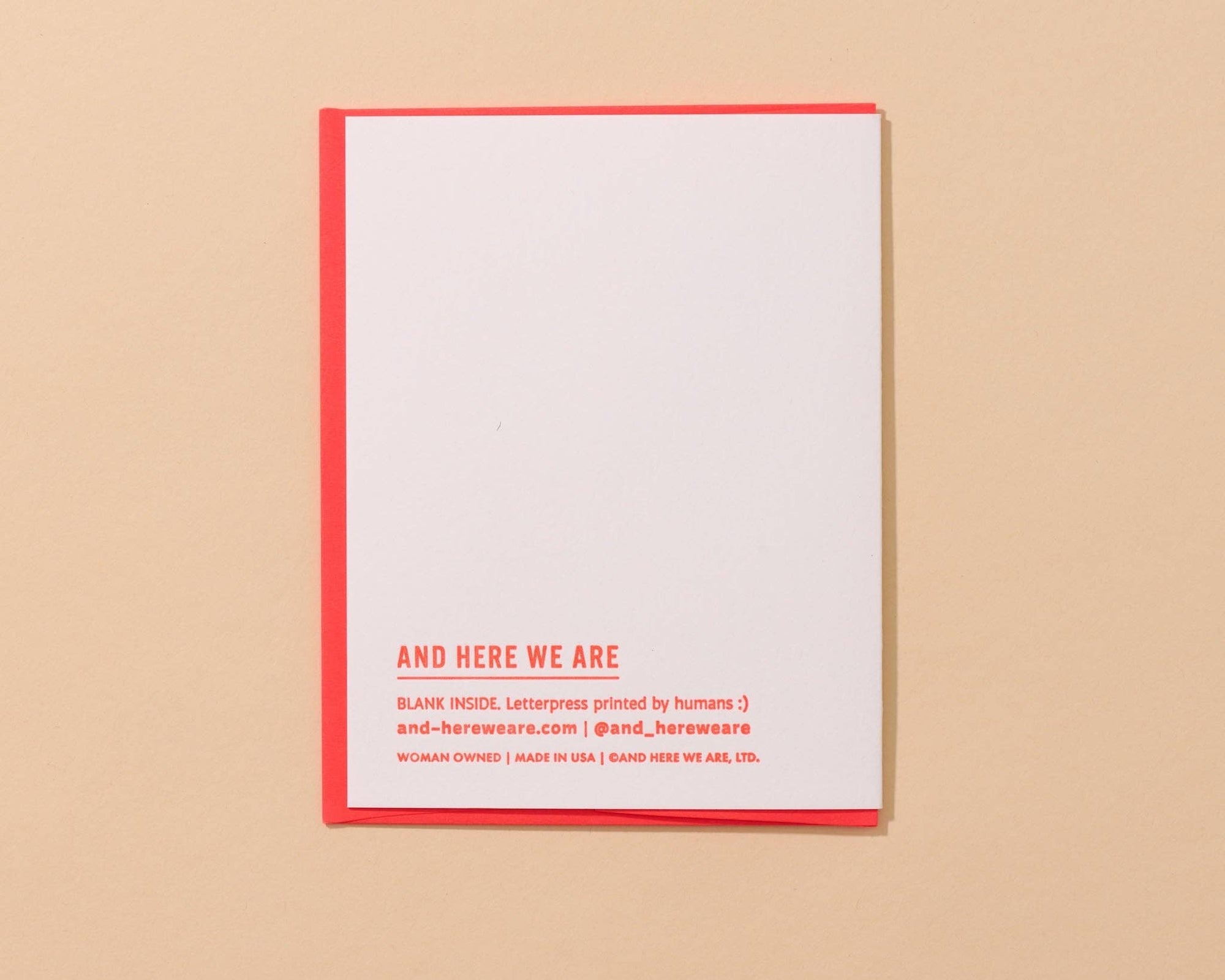 Letterpress Love Card—Sardines (Close to You, Trendy, Cute)