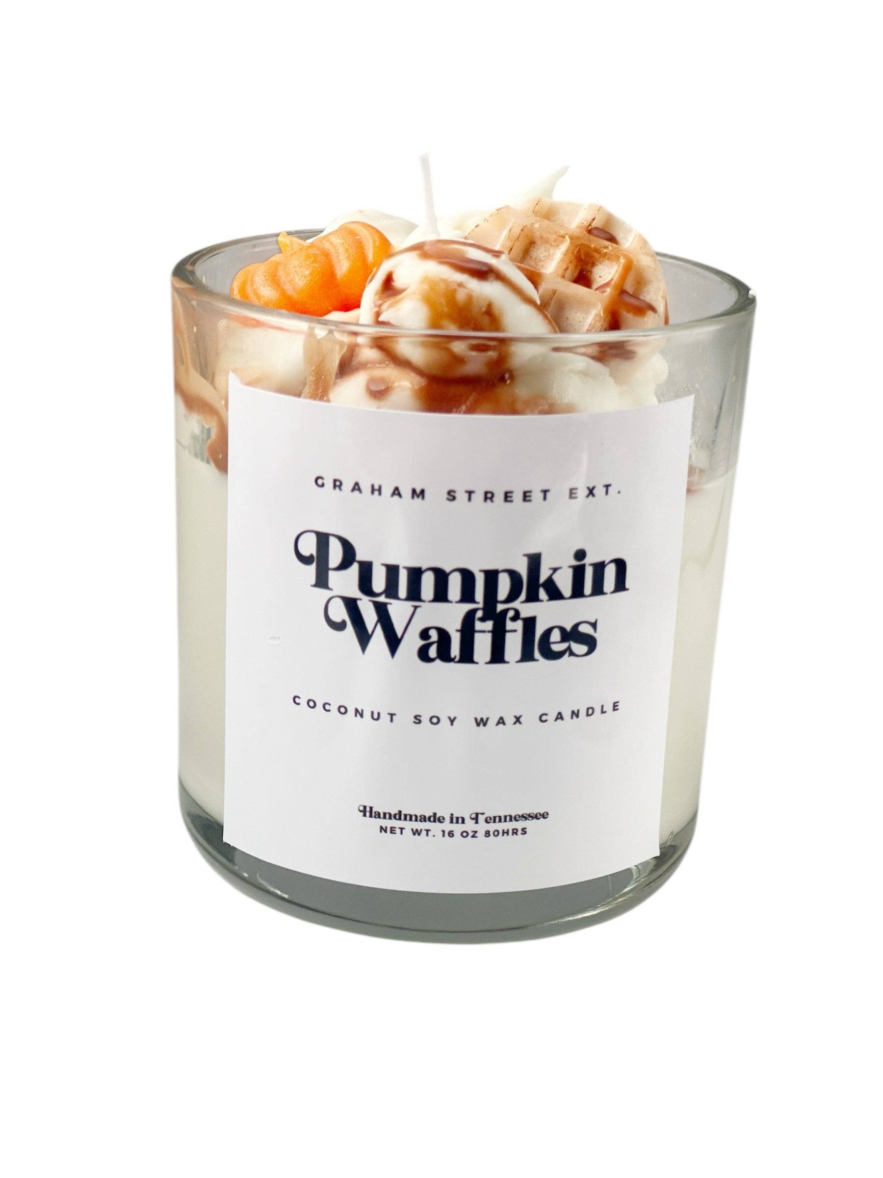 Pumpkin Waffles dessert candle 
