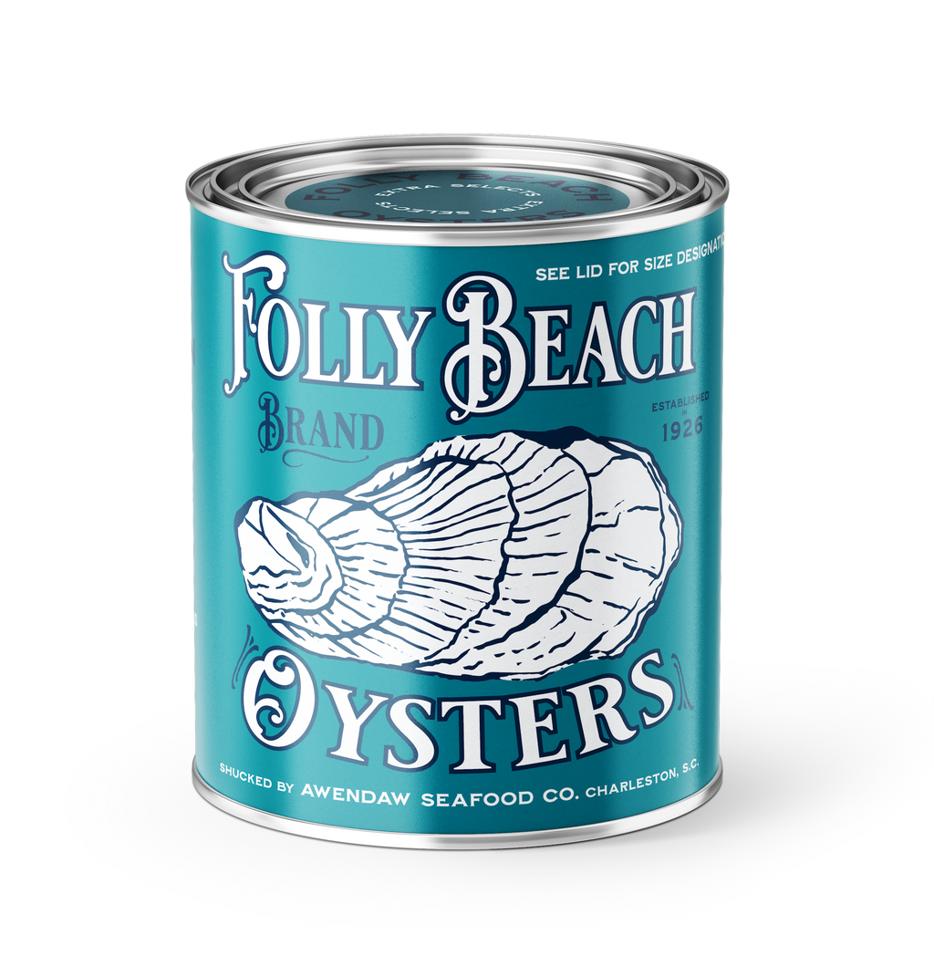 Vintage Folly Beach Oyster Style Candle