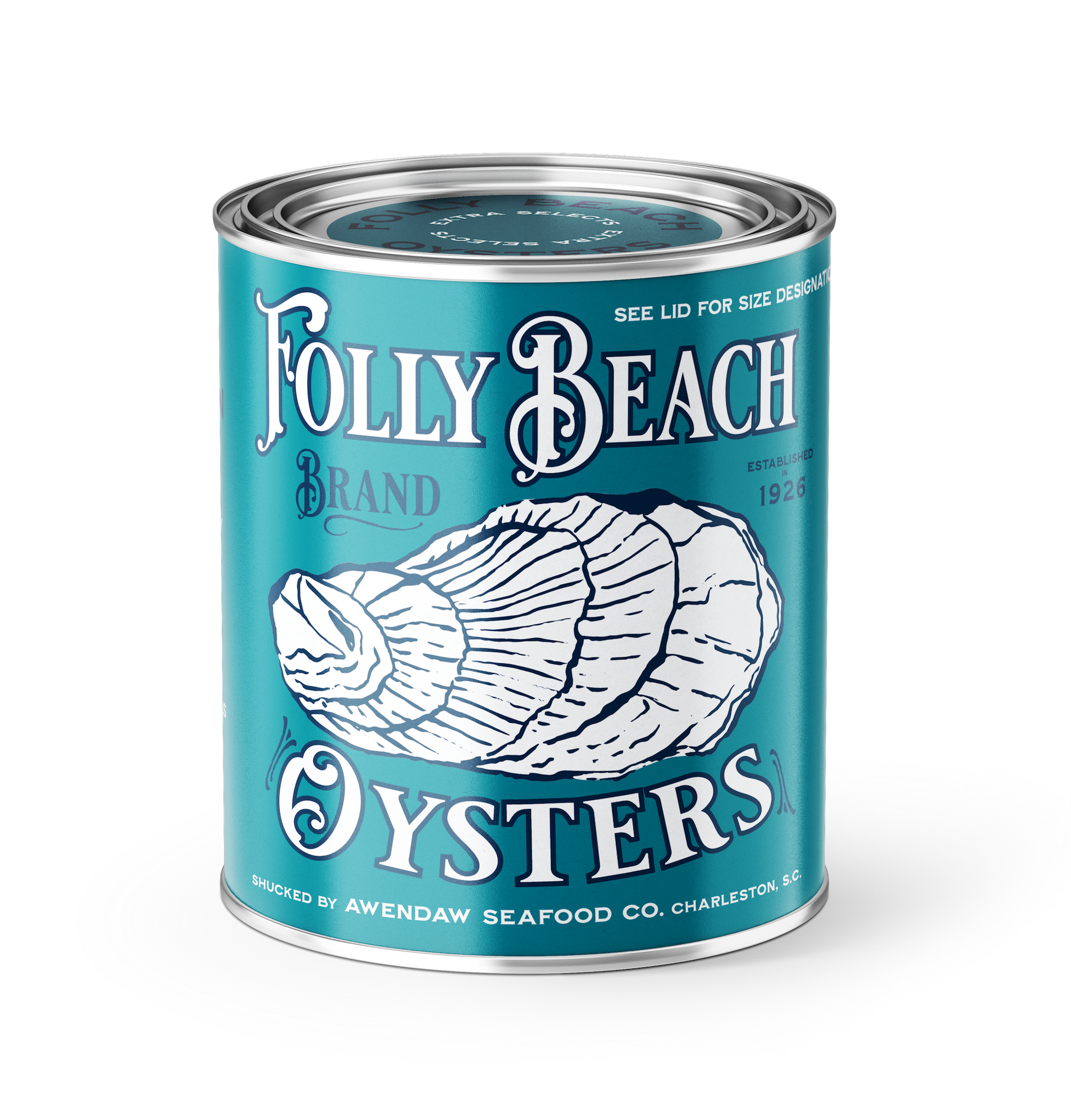 Vintage Folly Beach Oyster Style Candle
