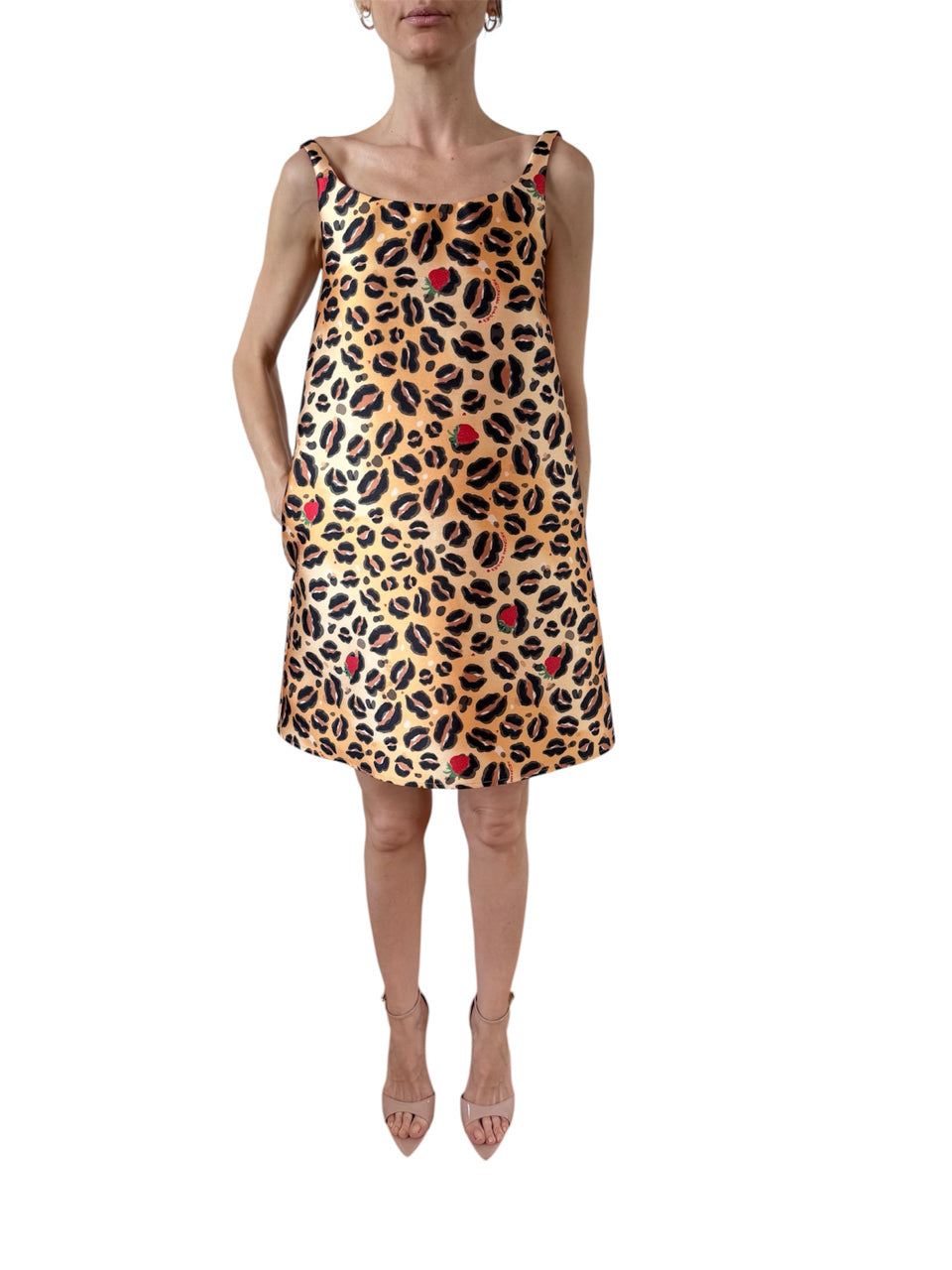 Sasha A Line Leopard Mini Dress