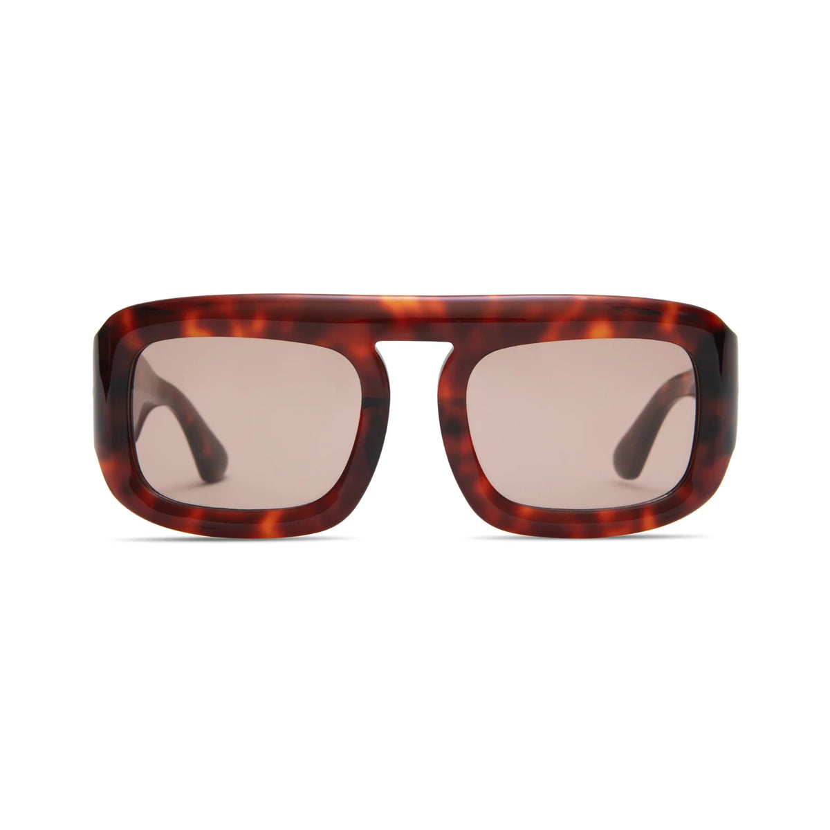 Aries Sunglasses in Red Tortoise