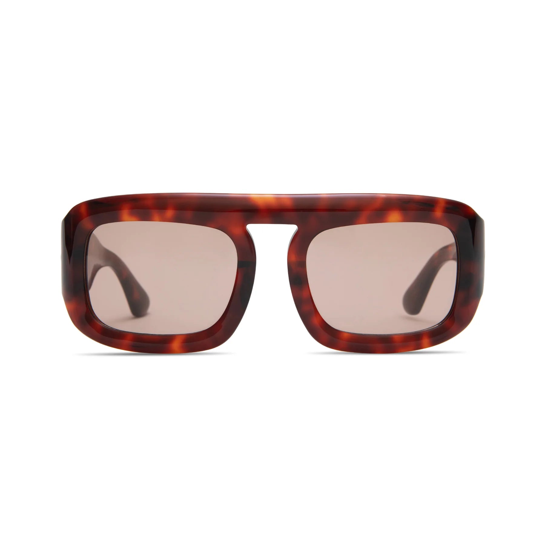 Aries Sunglasses in Red Tortoise