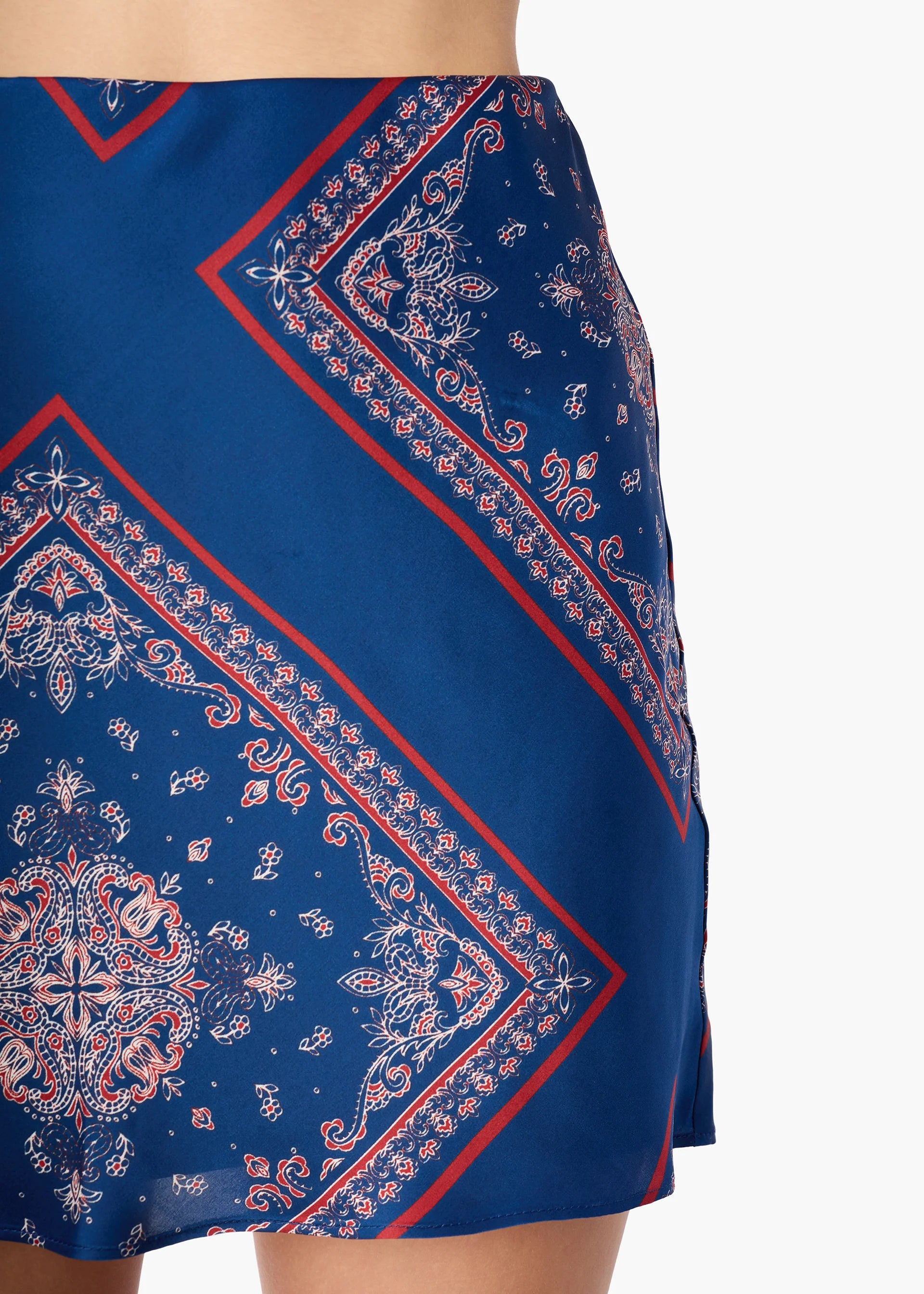 AVIVA MINI SKIRT MARINER'S BANDANA