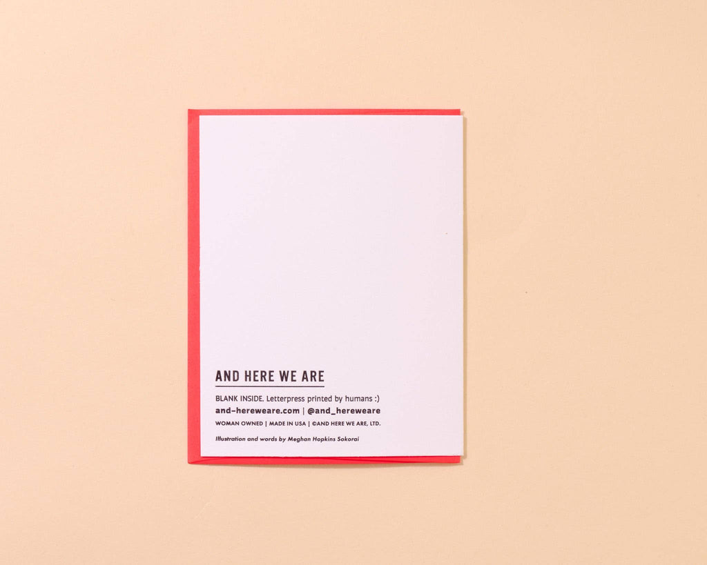 Letterpress Father's Day Card—Dad is Rad (Radish, From Kid)