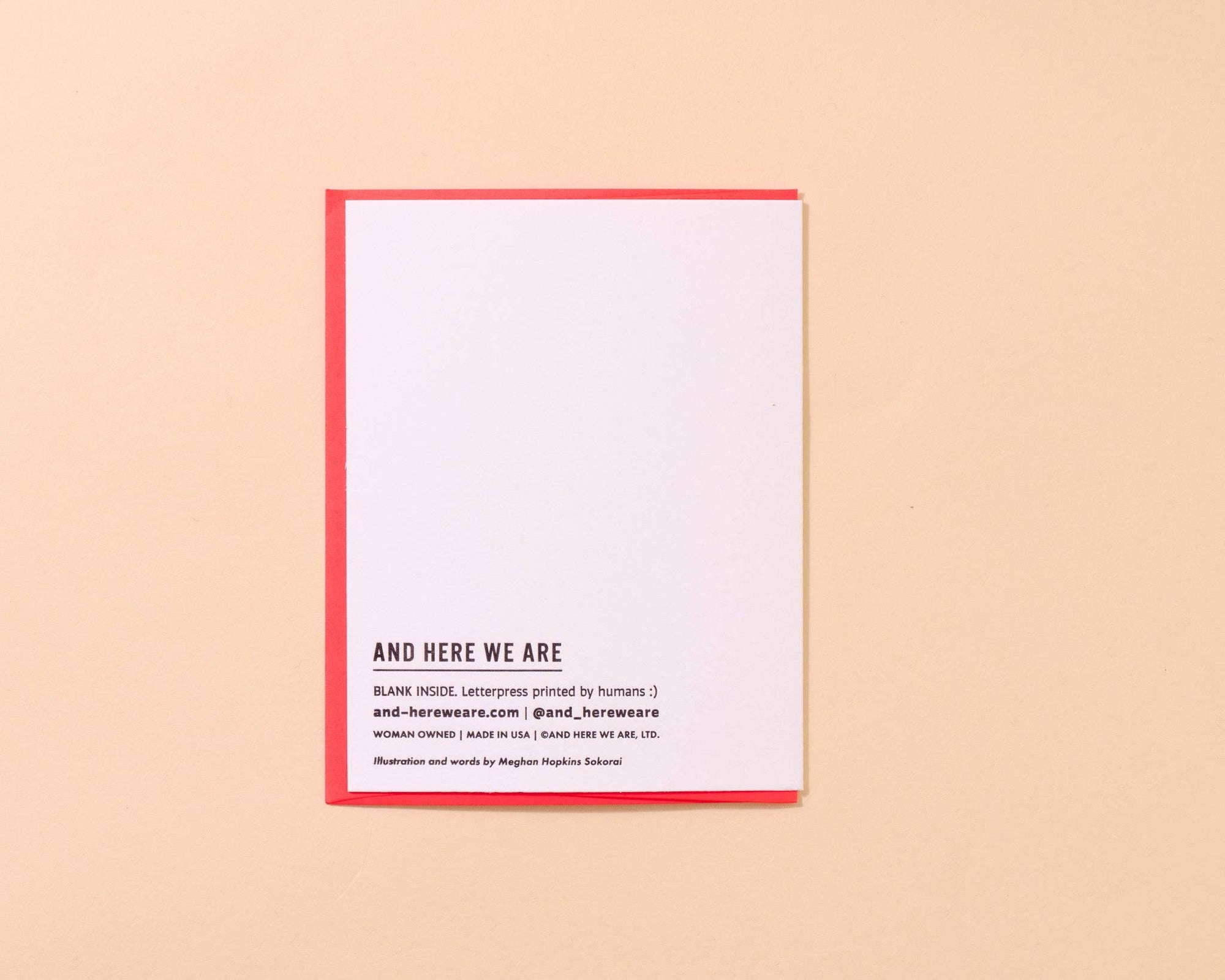 Letterpress Father's Day Card—Dad is Rad (Radish, From Kid)