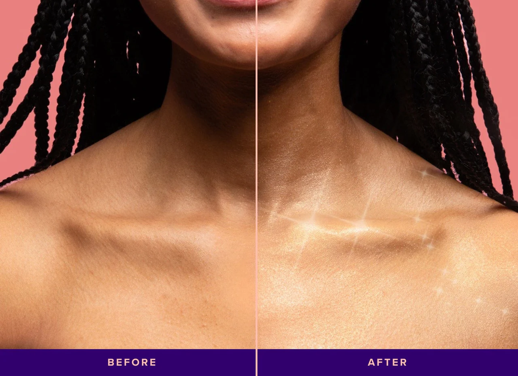Glitter Sunscreen SPF 35 | Rose Gold Spray | Glow Spray