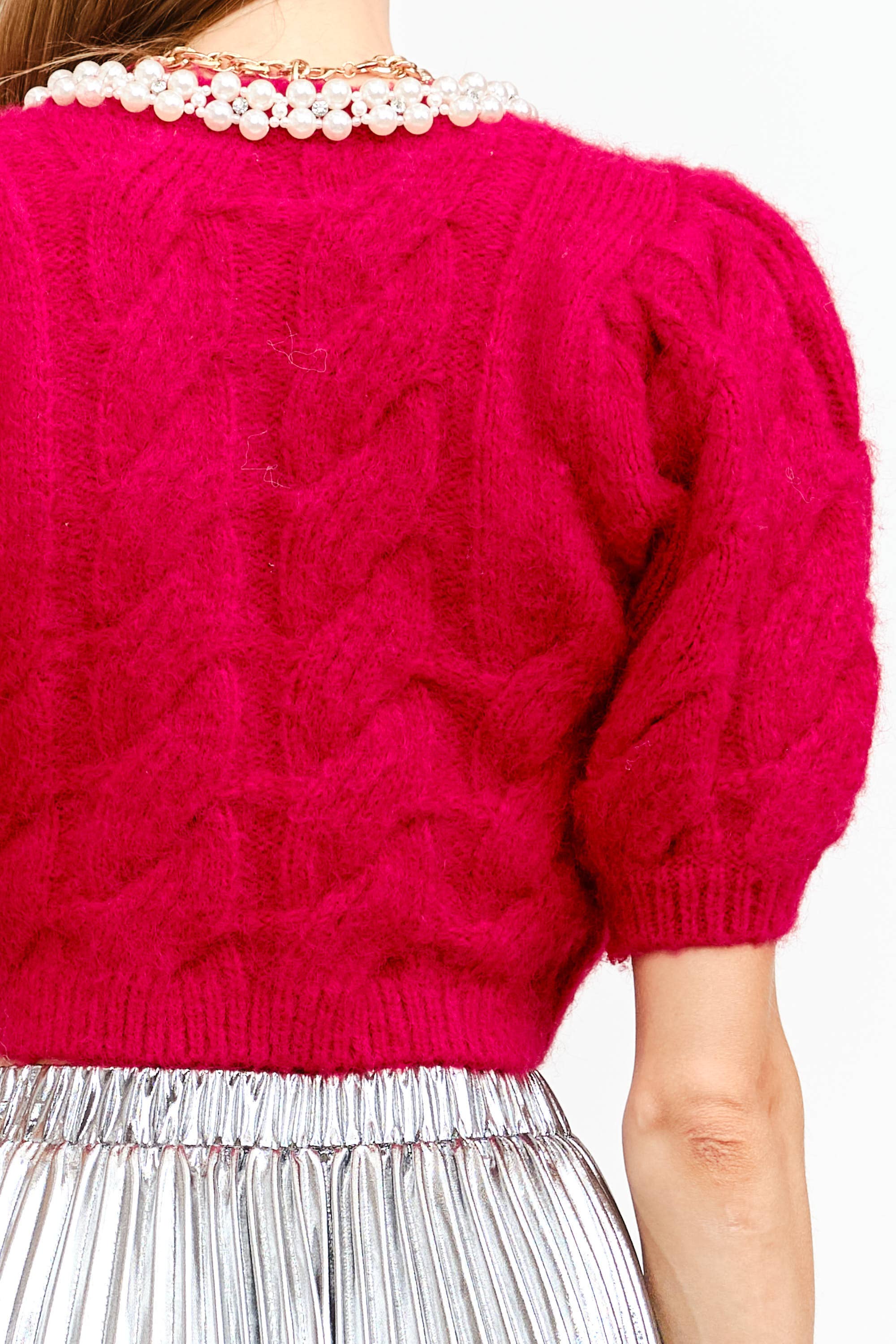 Rue Red Cardigan