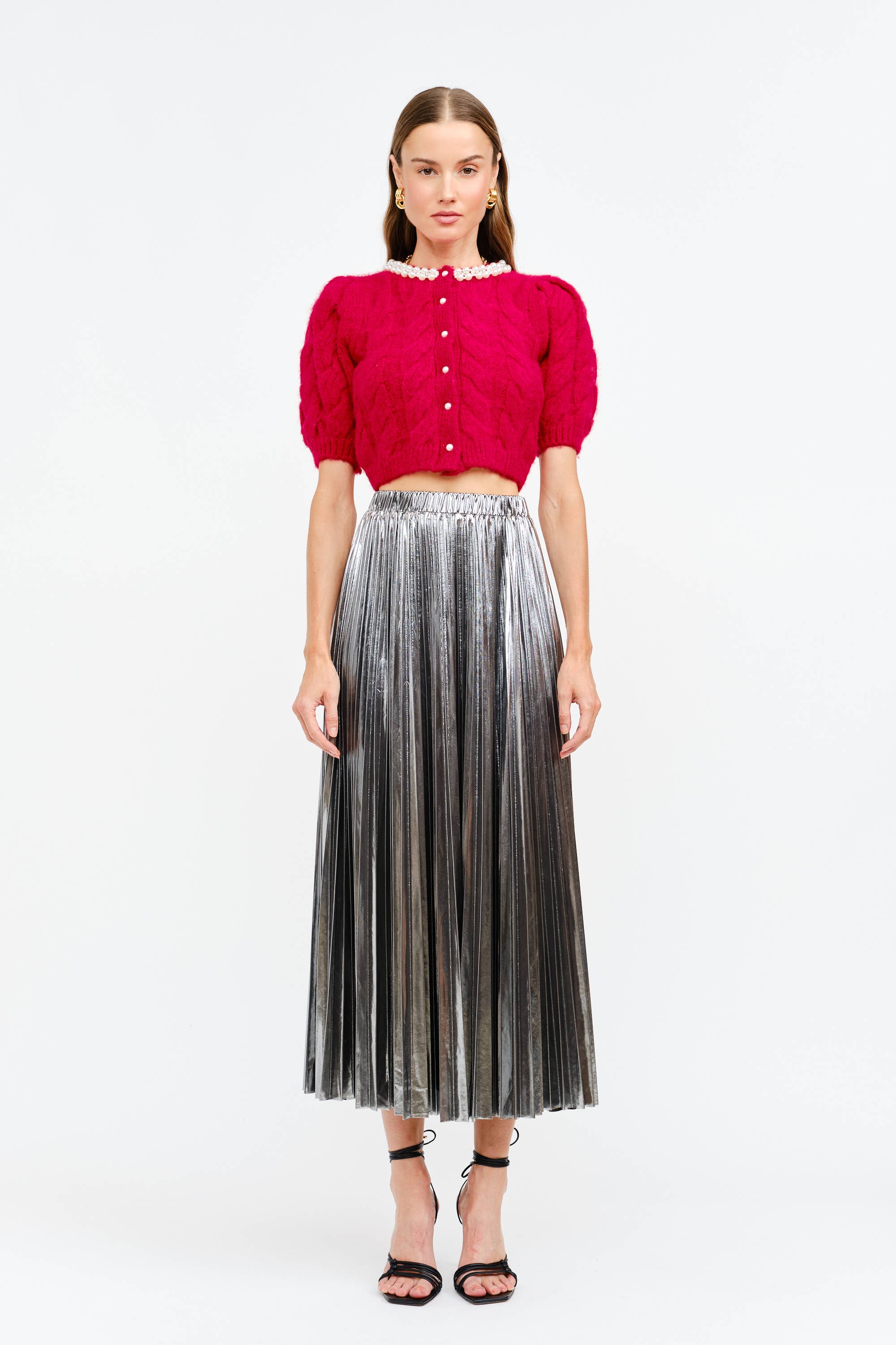Rue Red Cardigan
