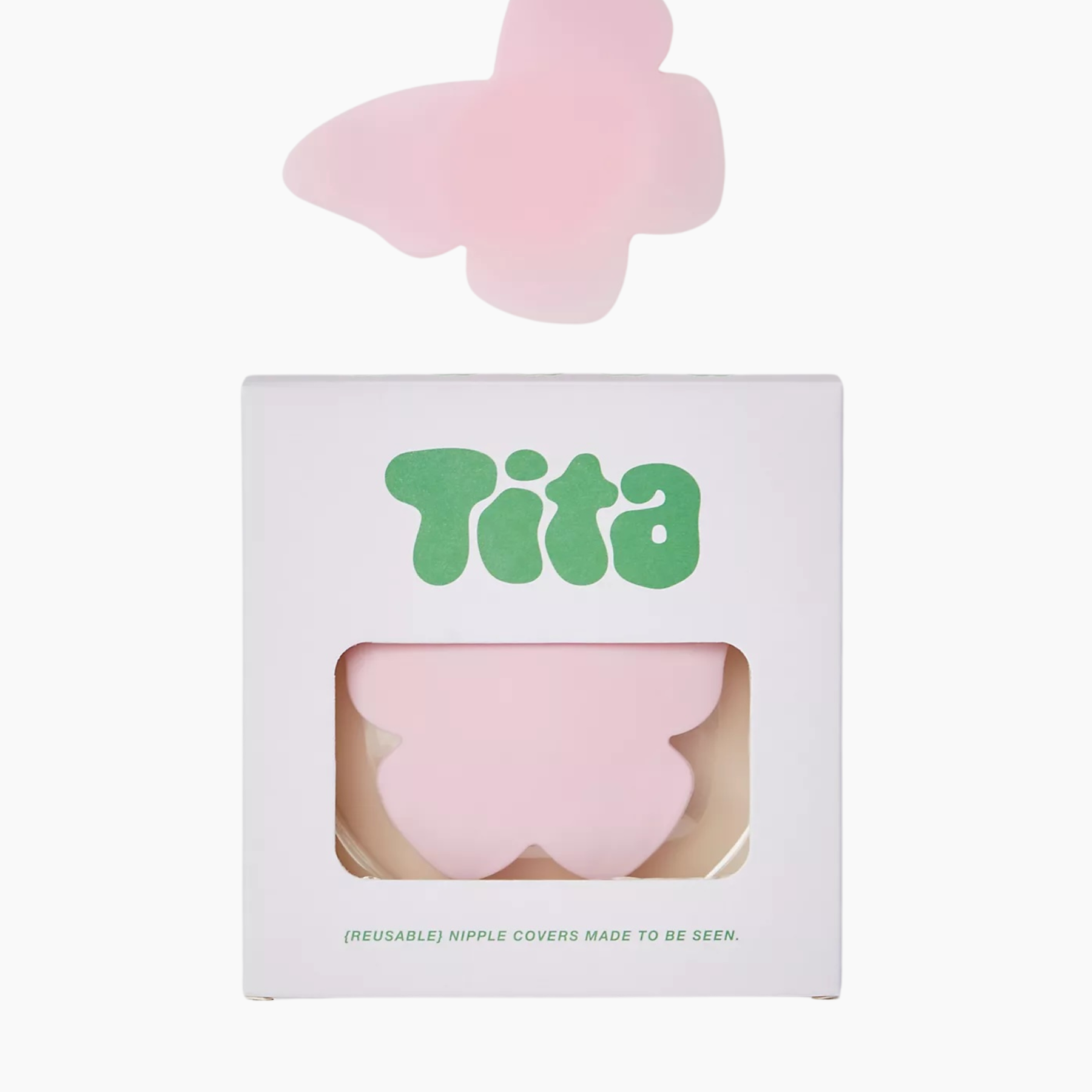 Butterfly Nipple Covers in Pink | Seamless & Reusable