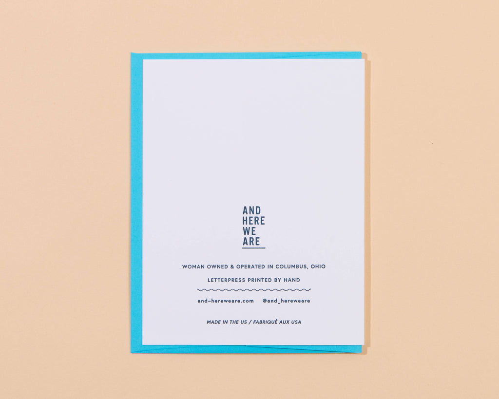 Letterpress Birthday Card—Birthday Hunk (David, Art, Funny)