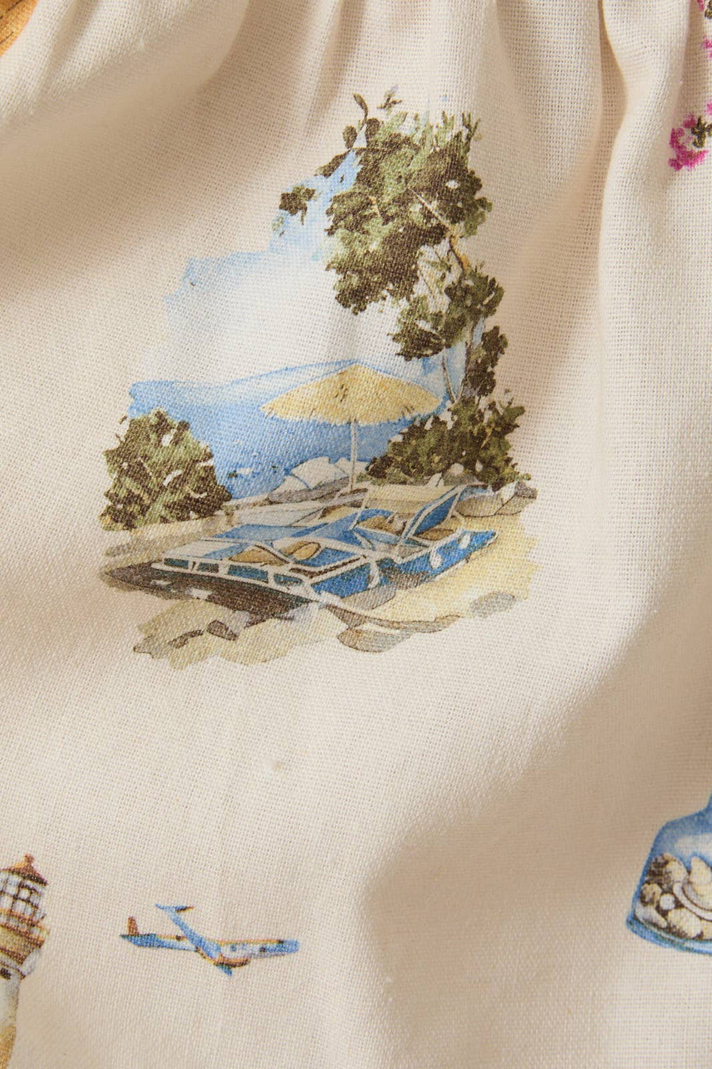 Greek Dream Coastal Print Skirt