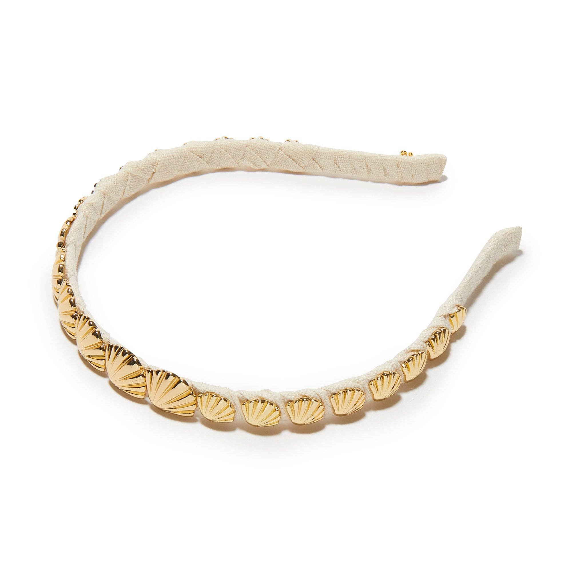 GOLD STRAND SHELL HEADBAND