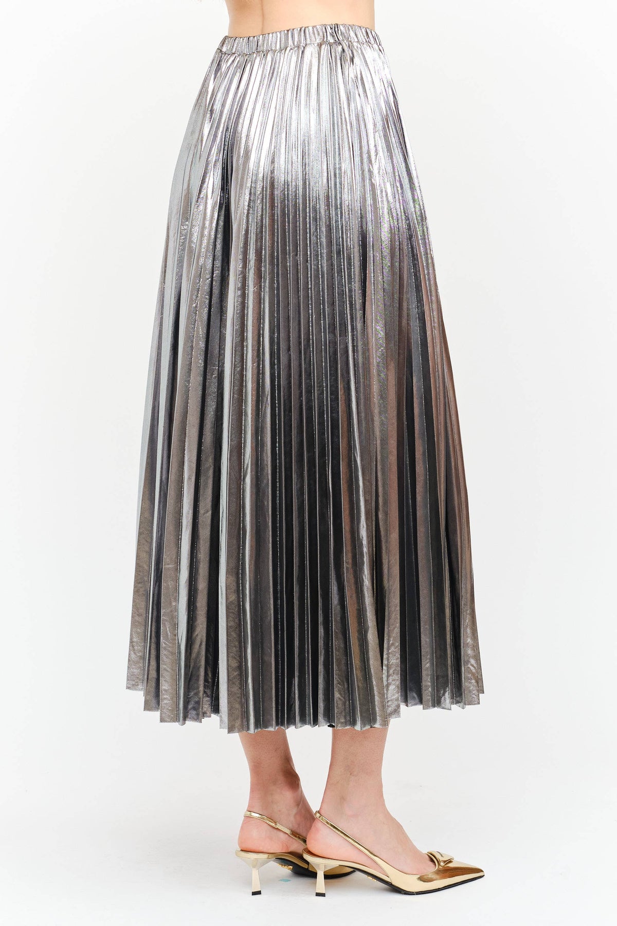 Alessandra Silver Skirt