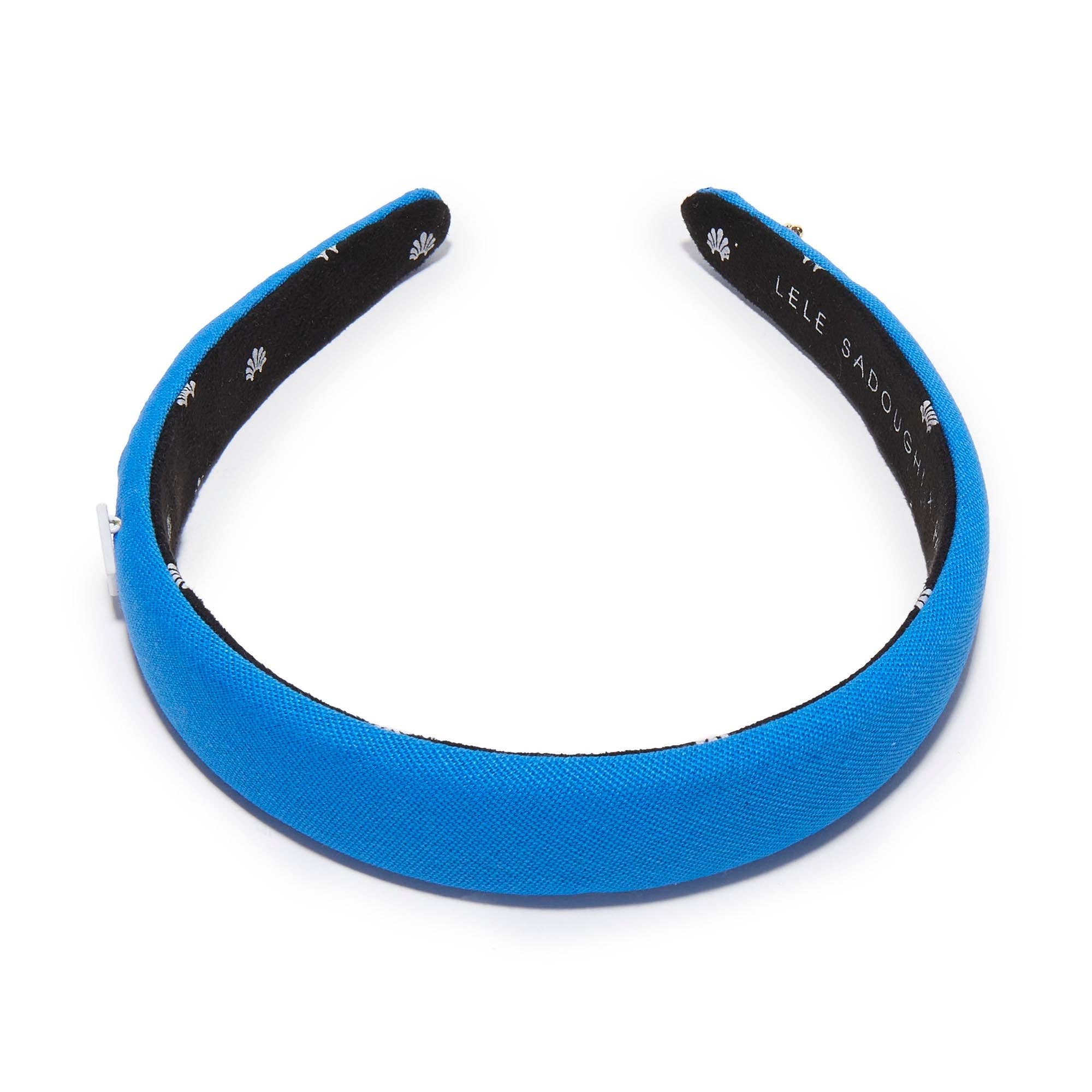 AZURE BLUE ALPHA DELTA PI CHARLOTTE HEADBAND