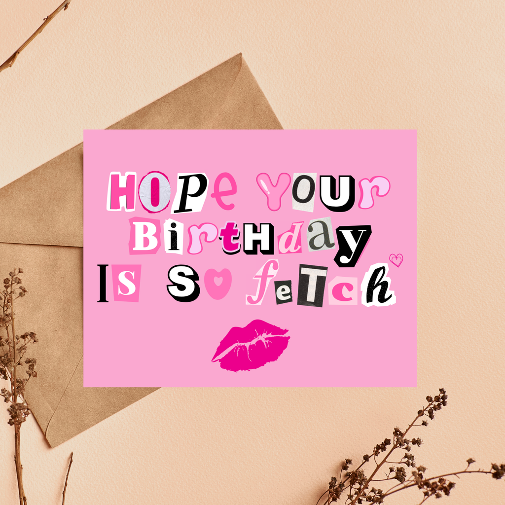 Mean Girls Birthday Card Funny Gifts for Women