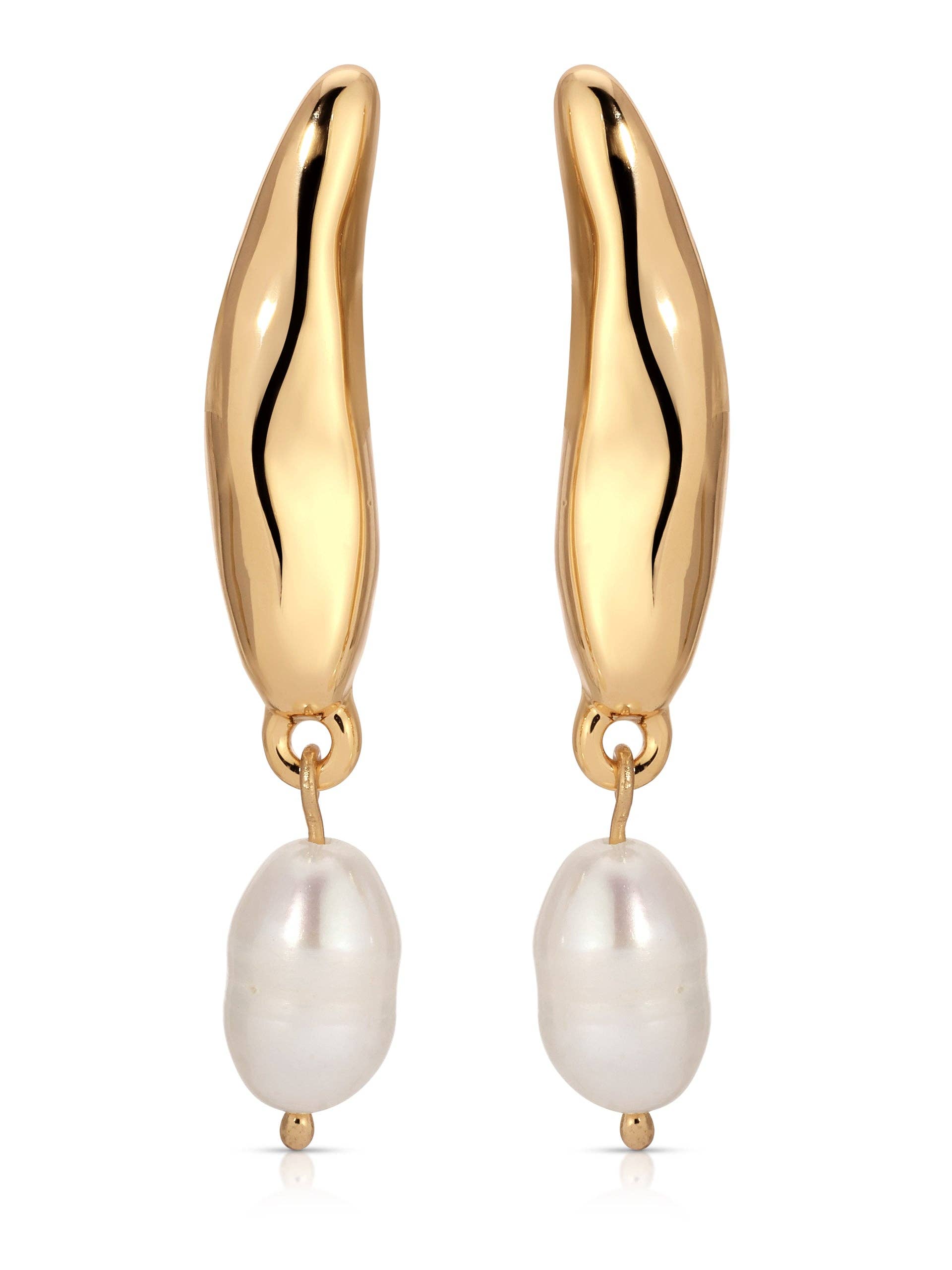 Liquid Luxe Pearl Earrings