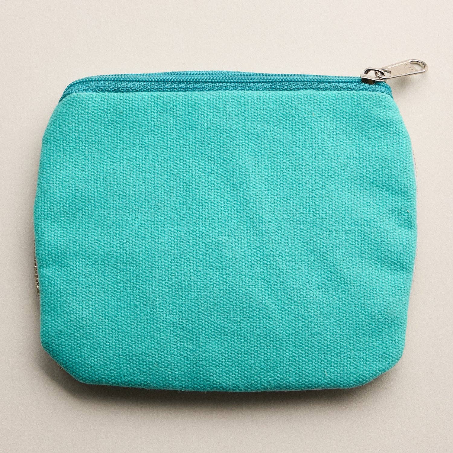 Beaded Sardine Can Coin Pouch – Hand-Embroidered Sequin Zip Pouch