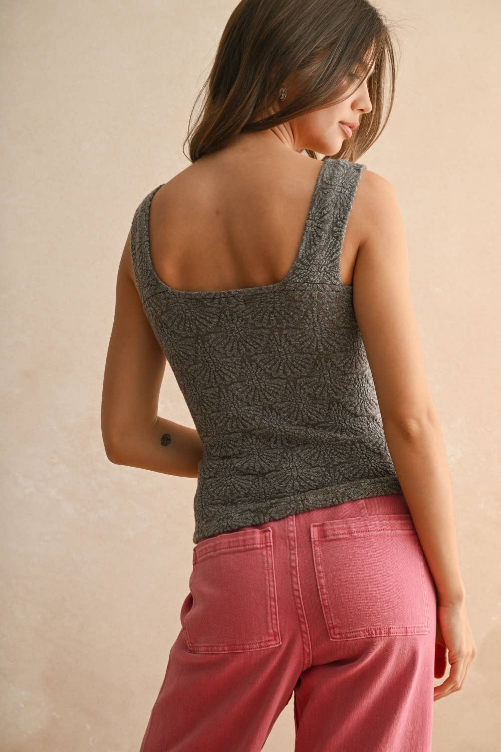 Textured Knitted Top
