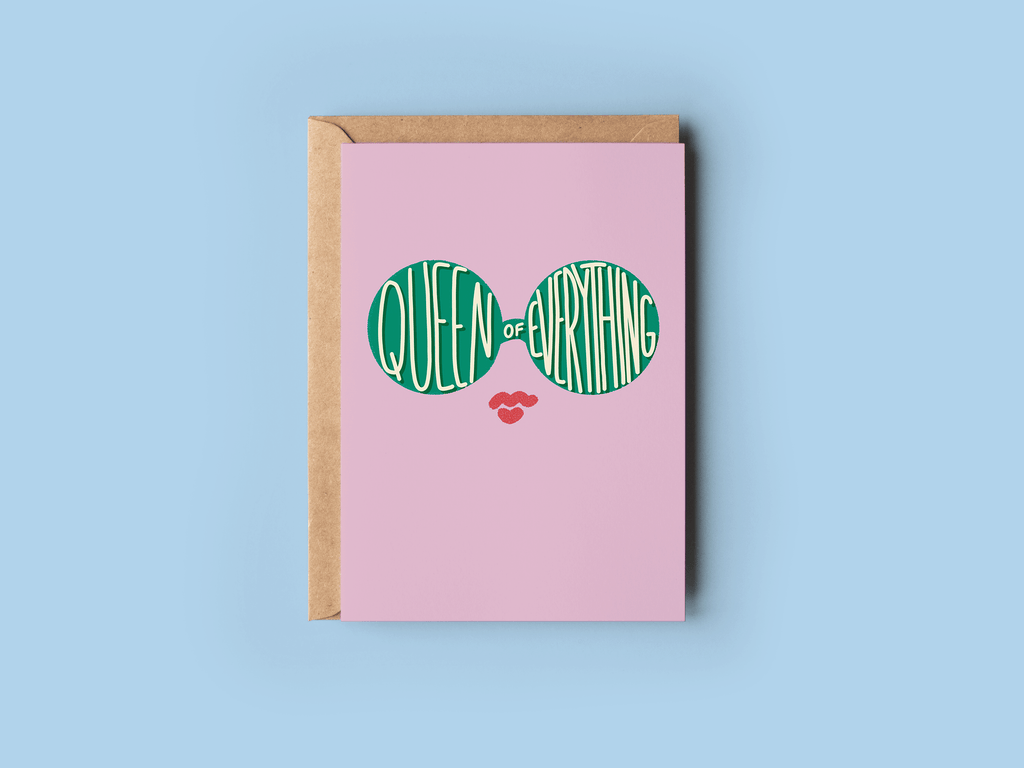 Queen of Everything Greeting Card