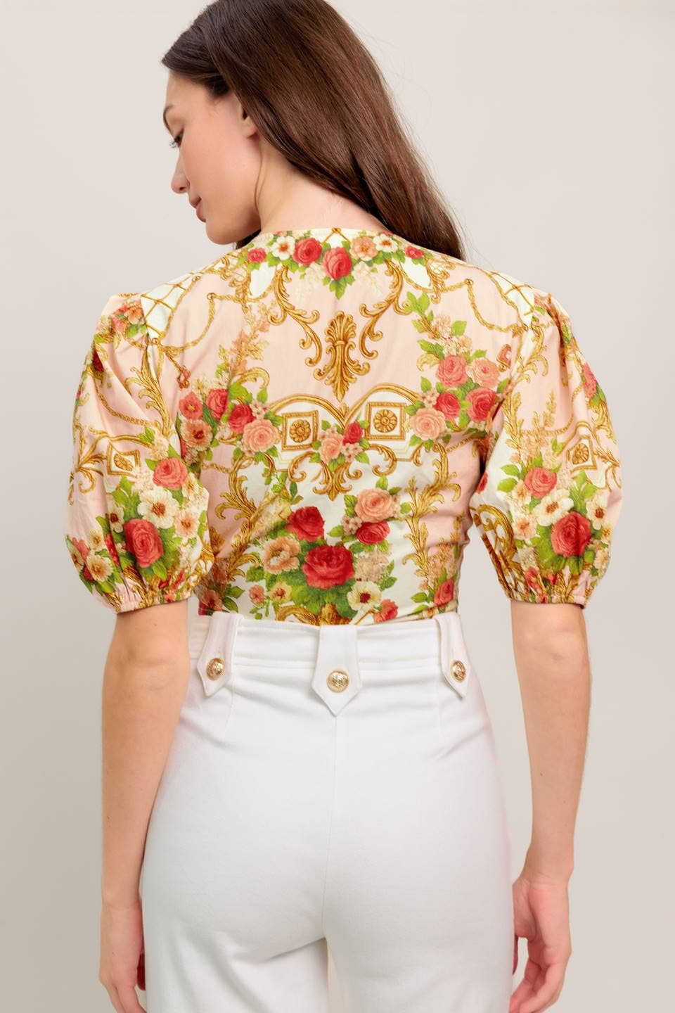 Versailles Bloom Crop Top