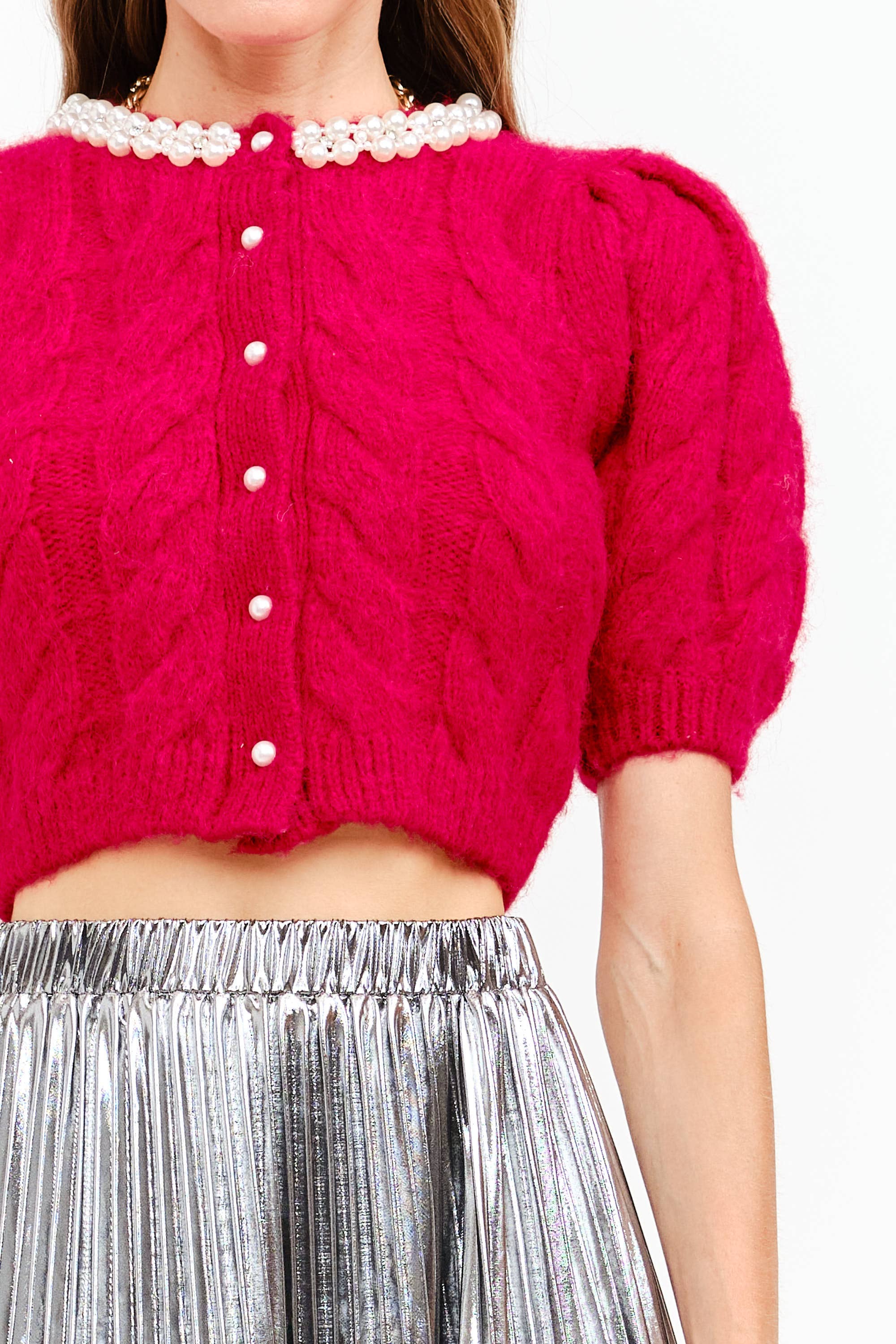 Rue Red Cardigan