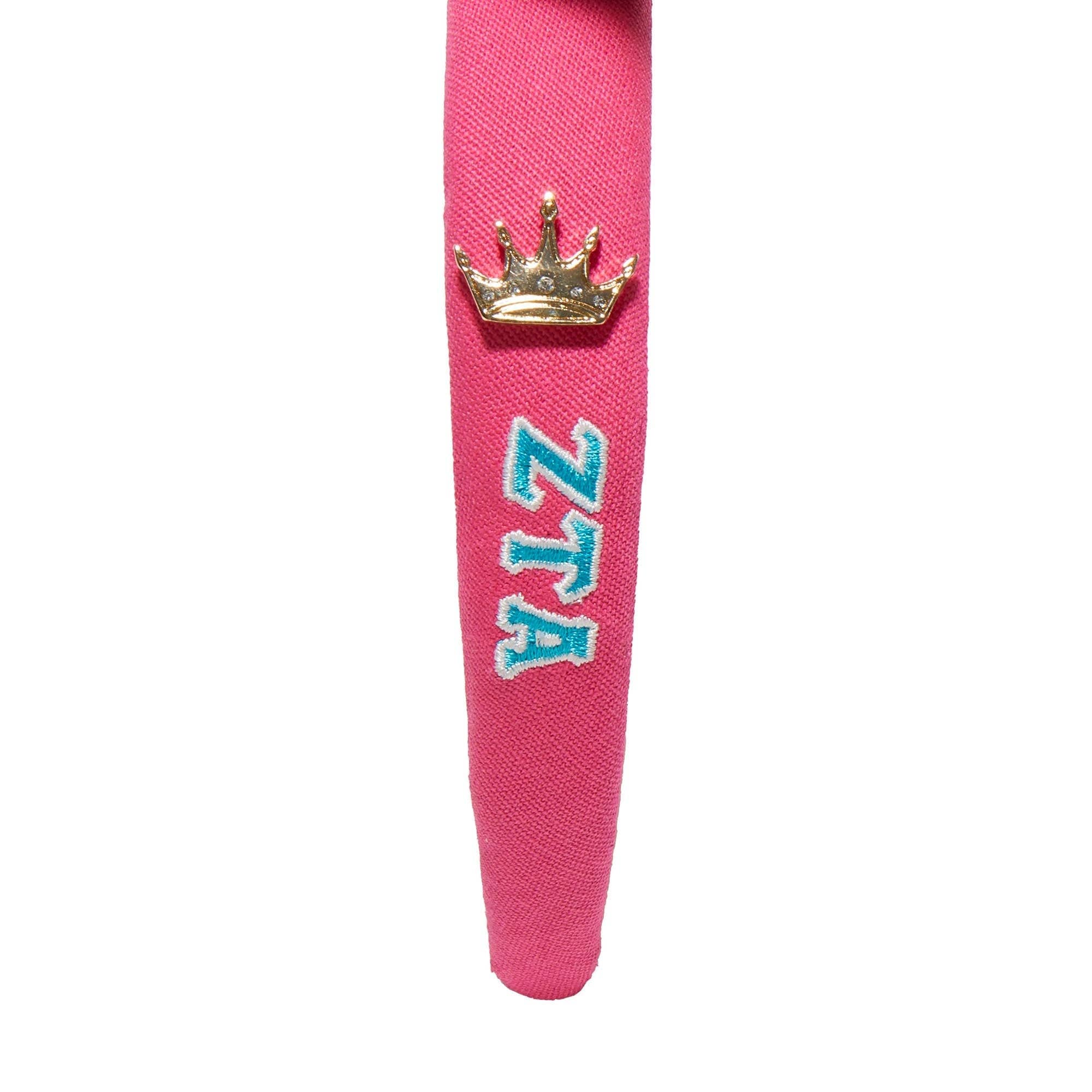 BRIGHT PINK ZETA TAU ALPHA CHARLOTTE HEADBAND