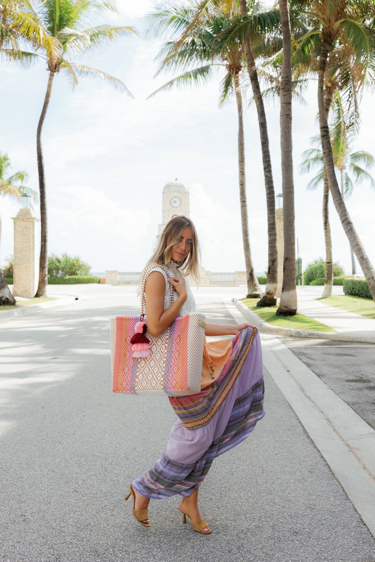 Sunset Rust Citron Tote