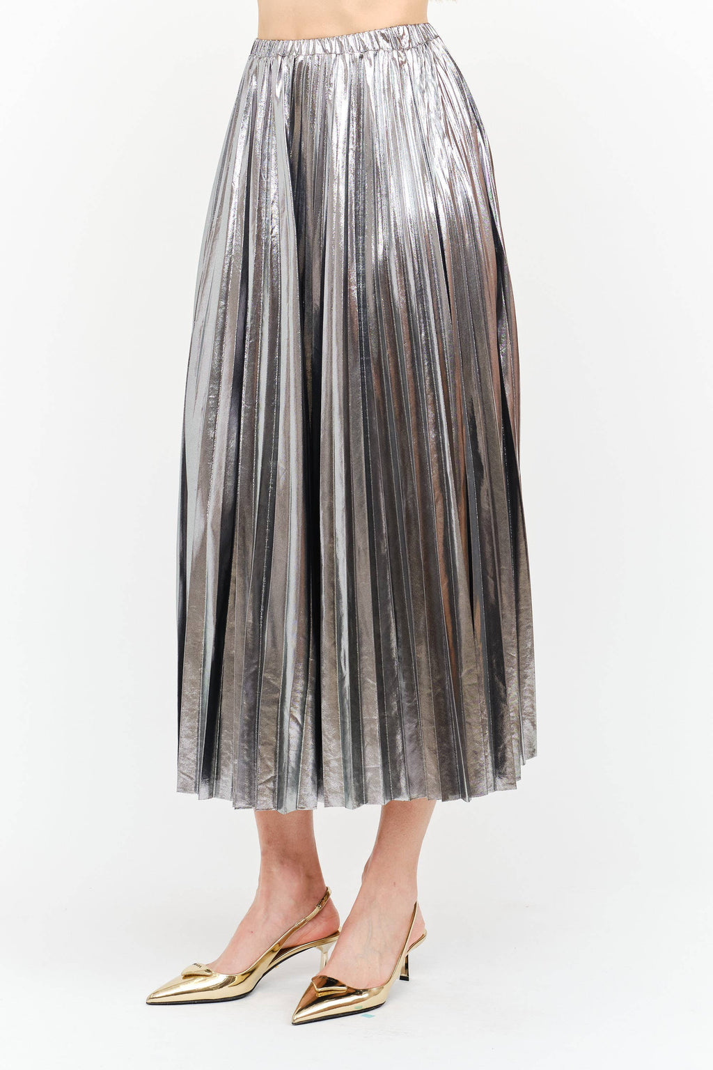 Alessandra Silver Skirt