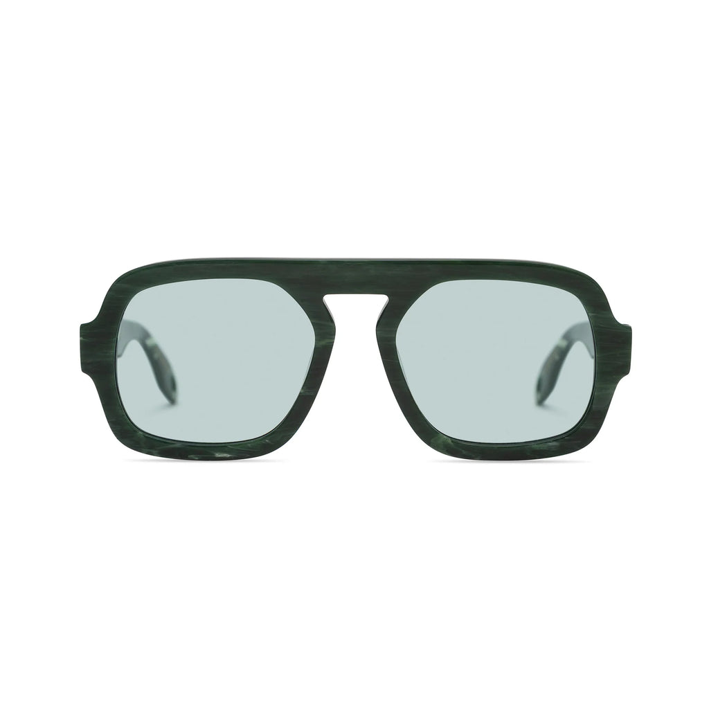 The Jane Sunglasses in Green Tortoise