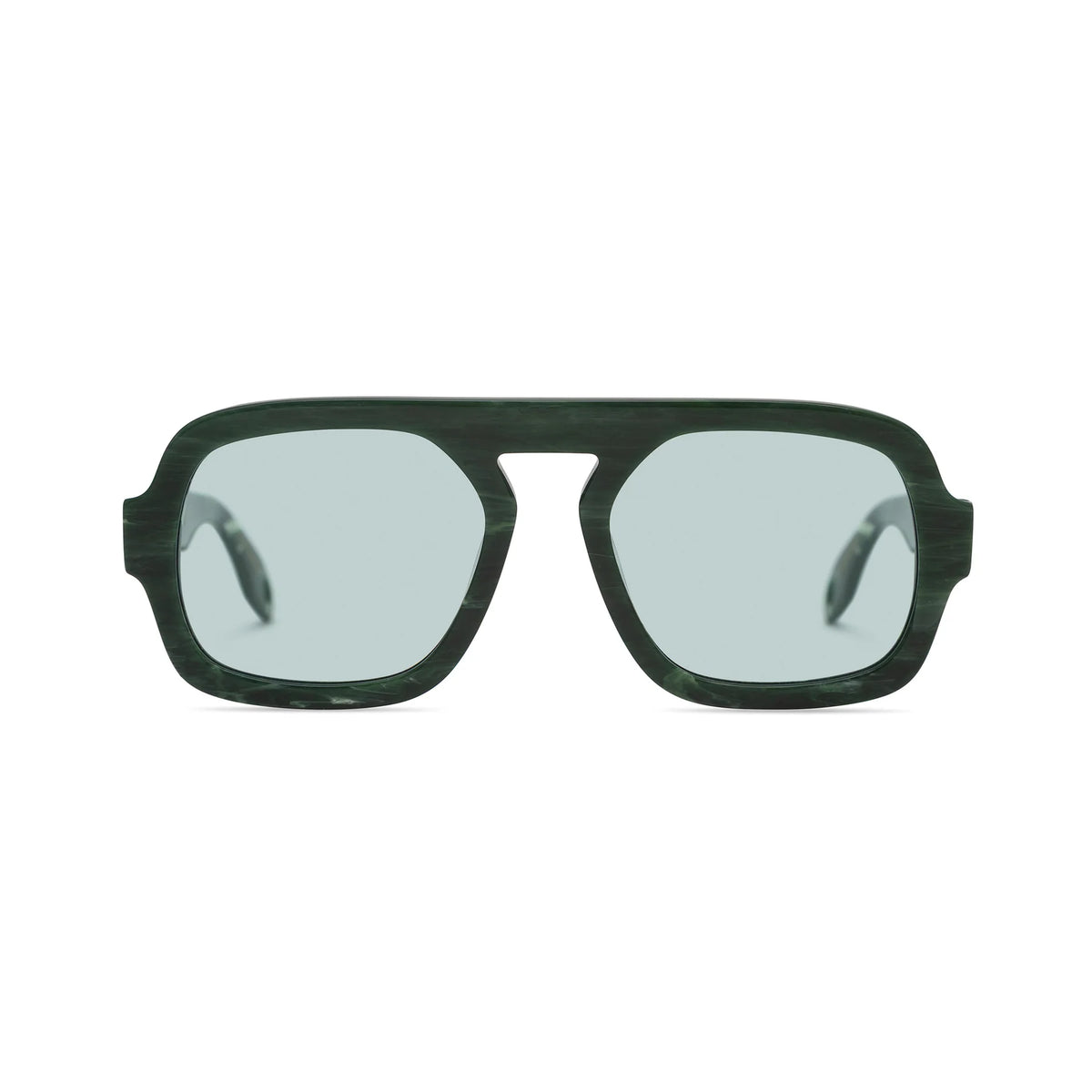 The Jane Sunglasses in Green Tortoise