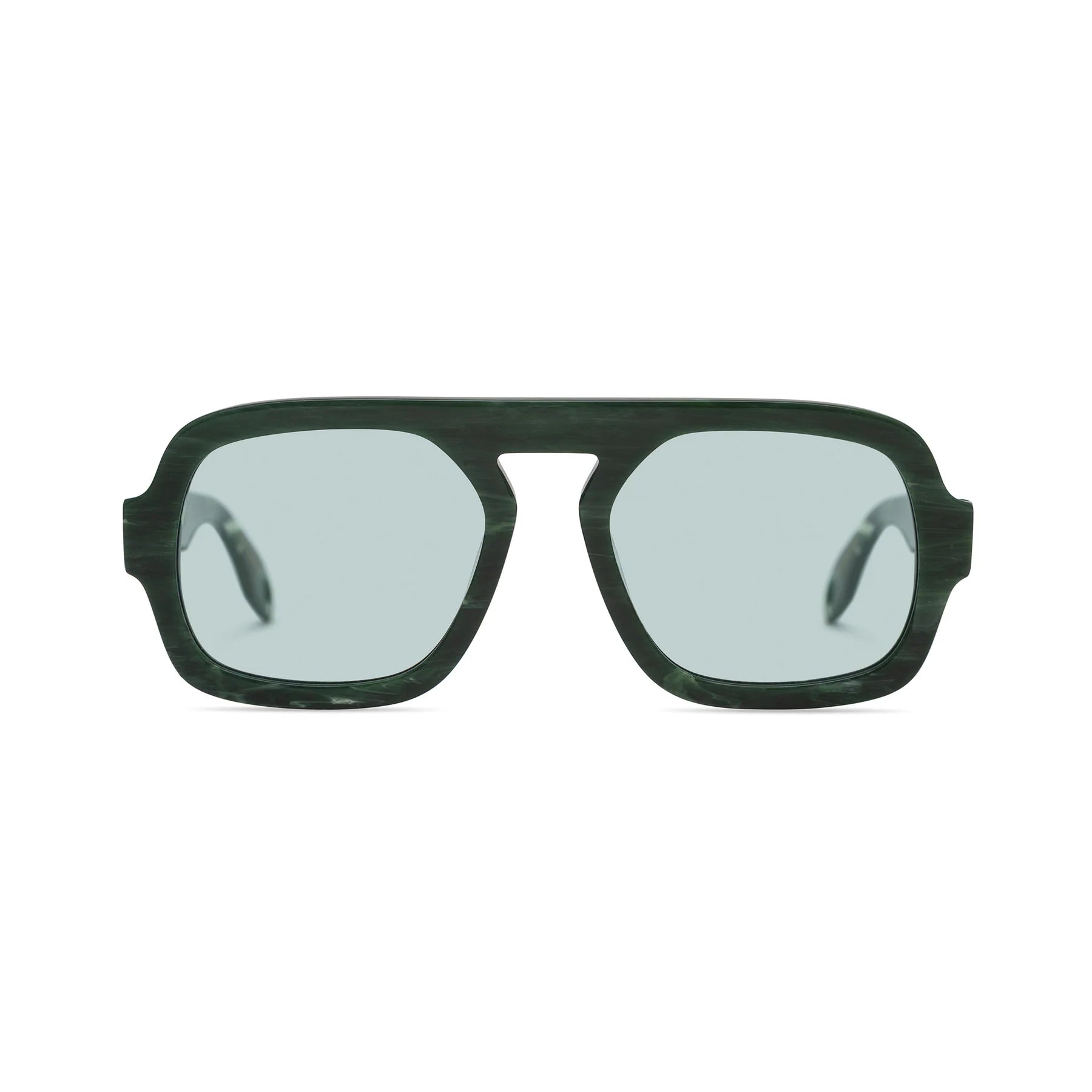 The Jane Sunglasses in Green Tortoise