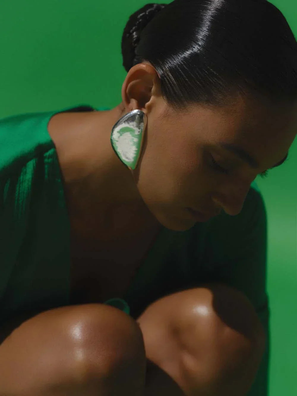Niki Earrings in Silver