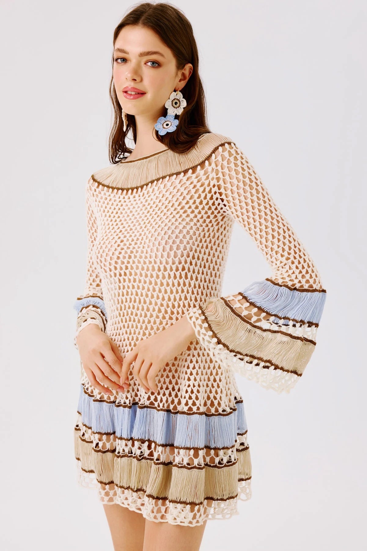 OLEA HAND-CROCHETED DRESS