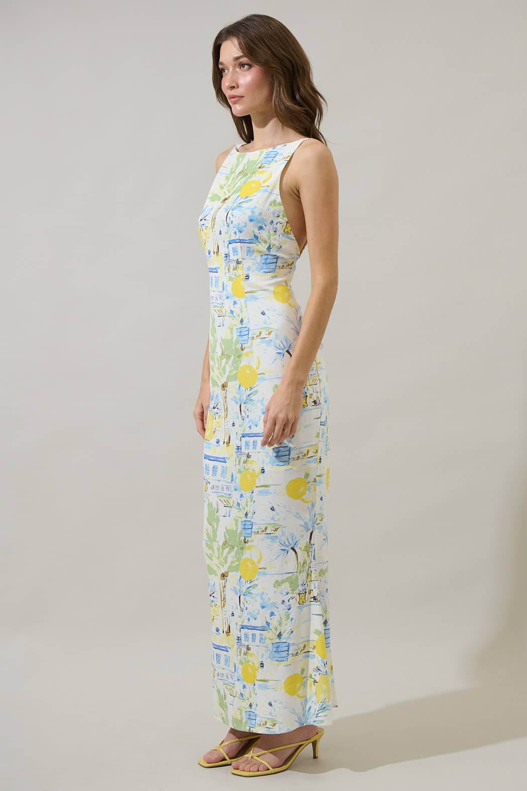Bart Town Mizie Open Back Midi Dress