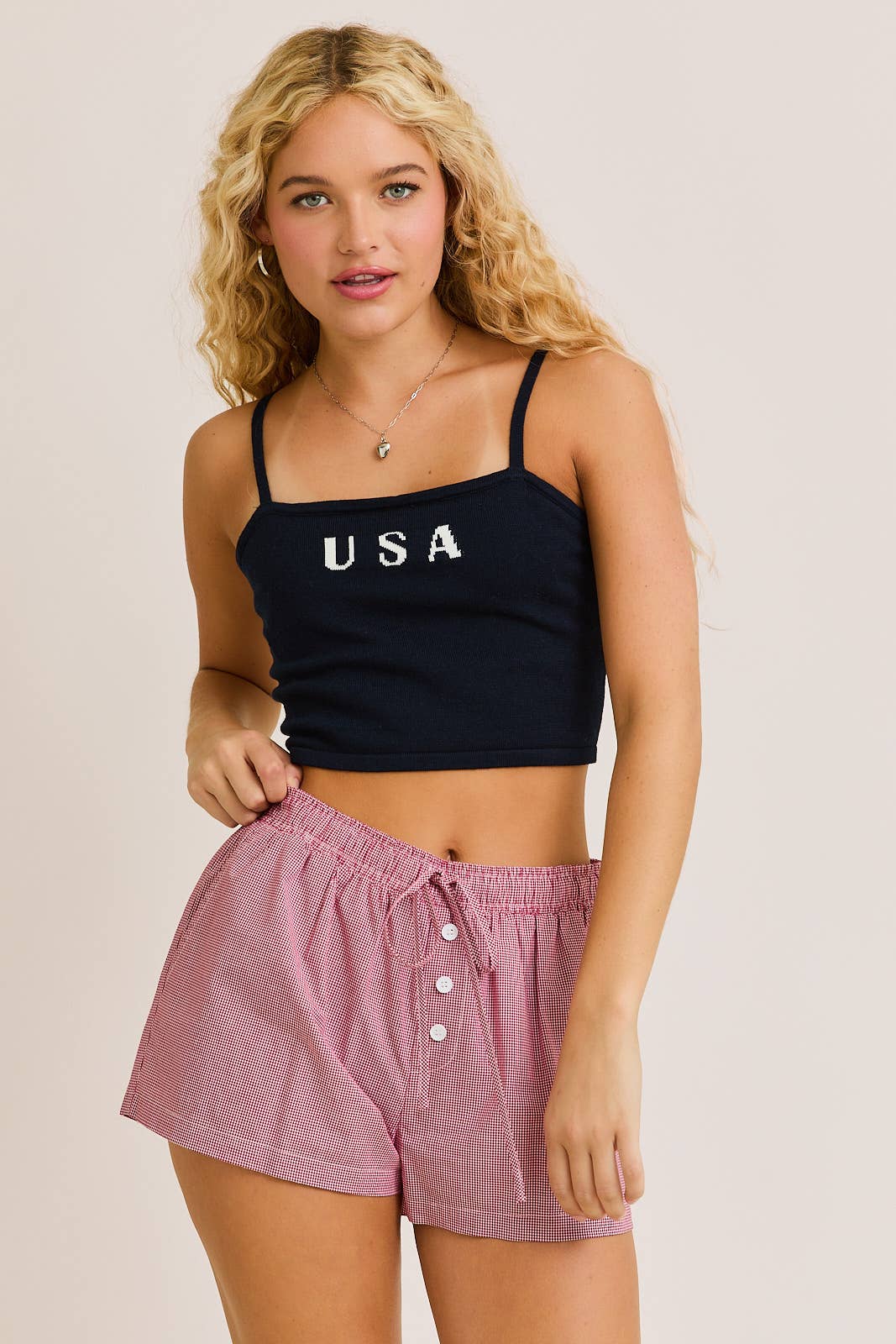 USA Knit Tank Top