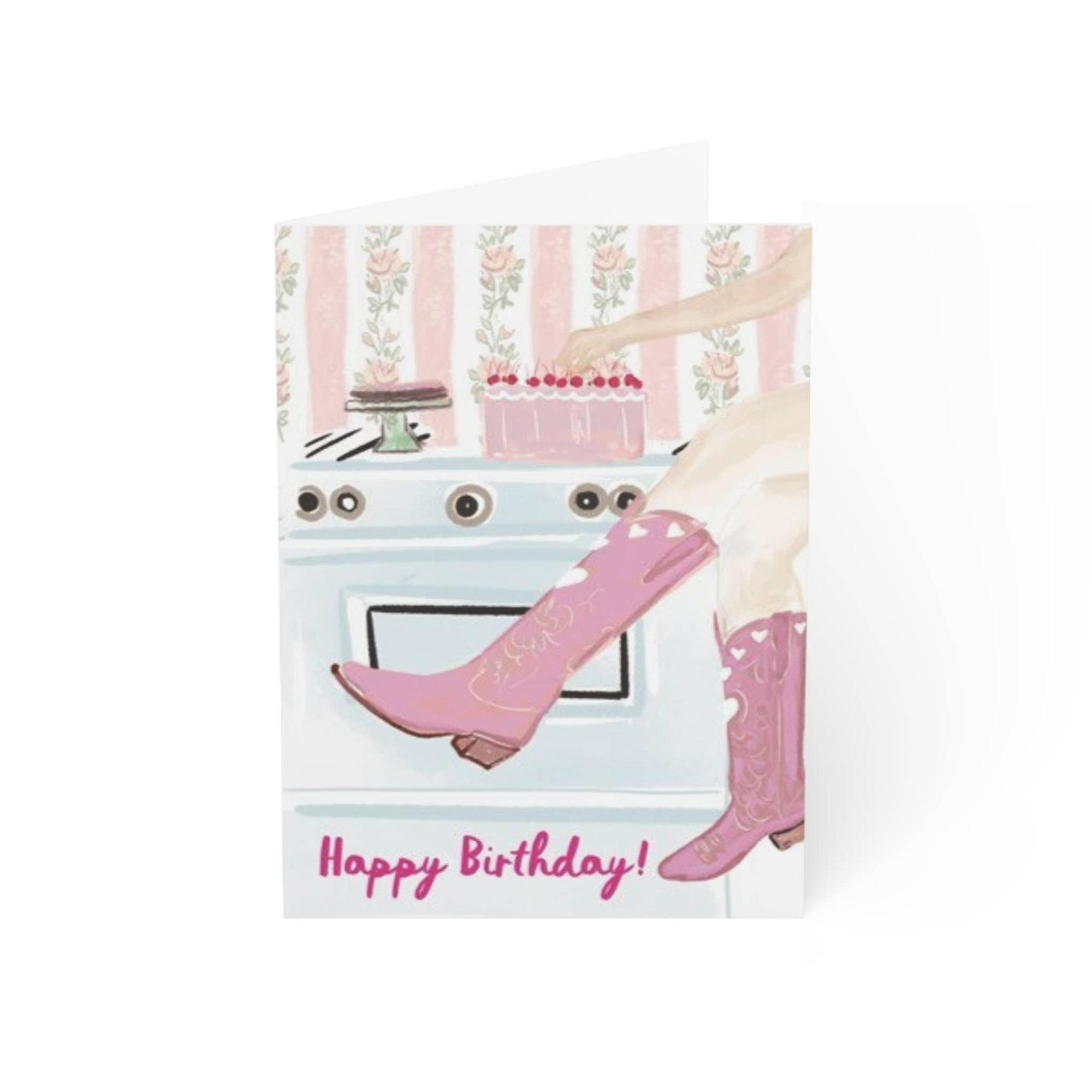COWGIRL BIRTHDAY -Note Card