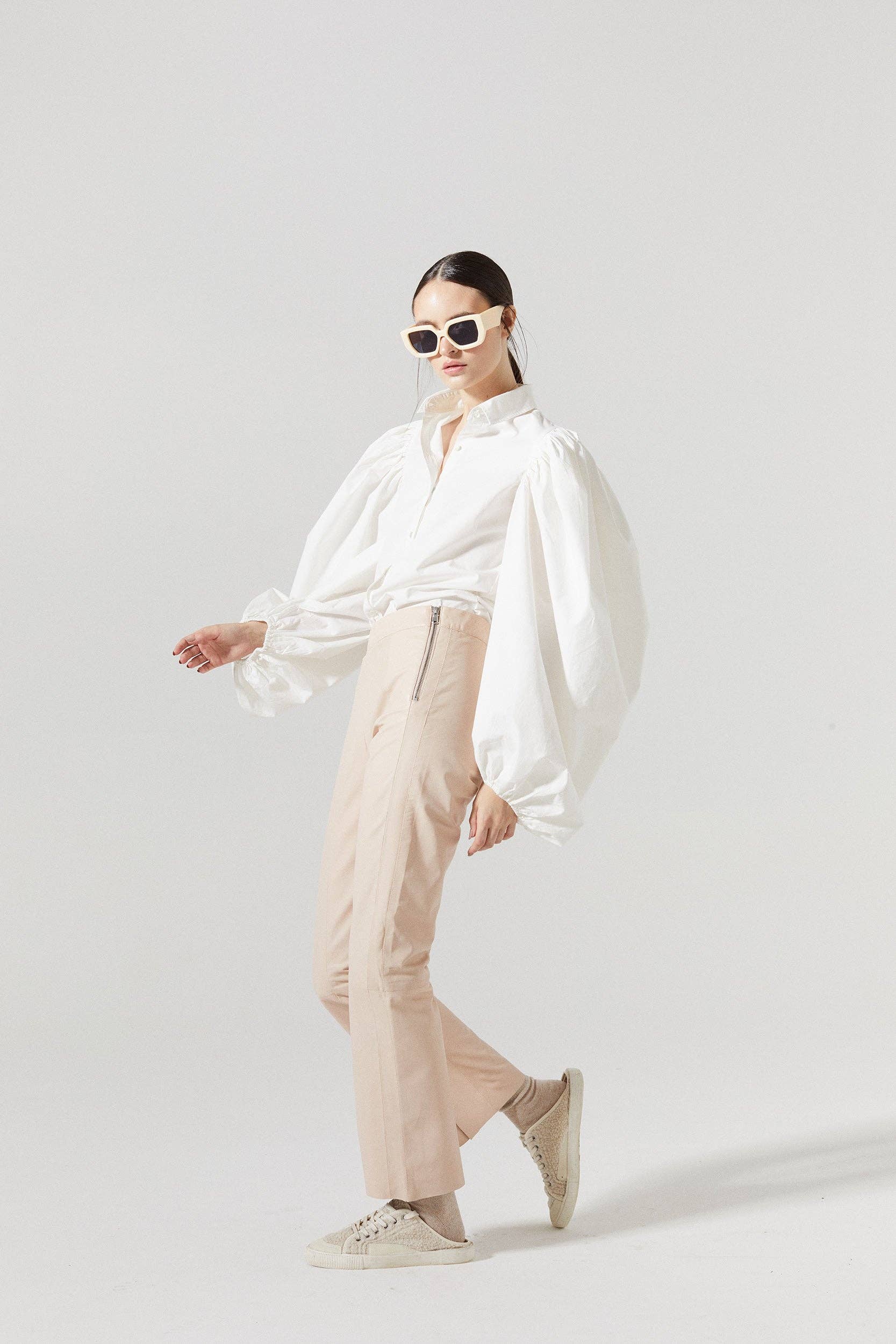 Samba Cotton Poplin Shirt - White