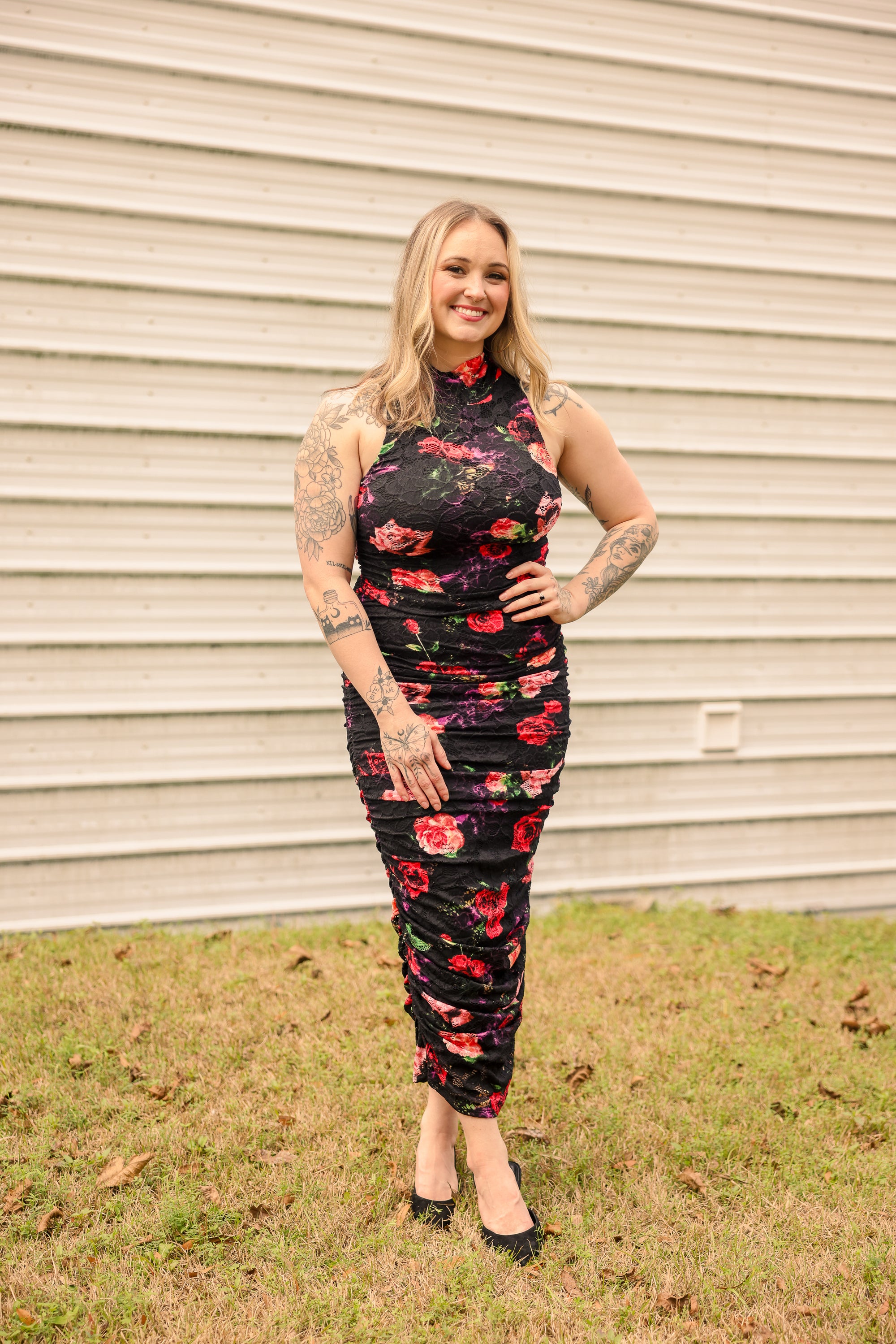 Fiorella Crochet Lace Dress